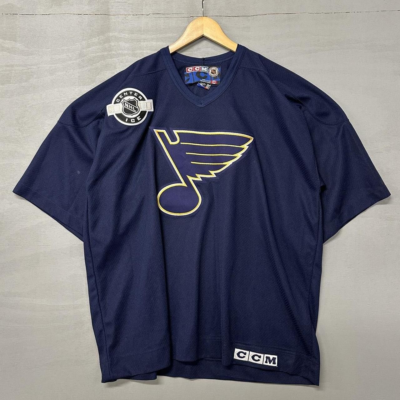 Ccm Vintage CCM St. Louis Blues NHL Short Sleeve Jersey XXL Size US XXL / EU 58 / 5 - 1 Thumbnail