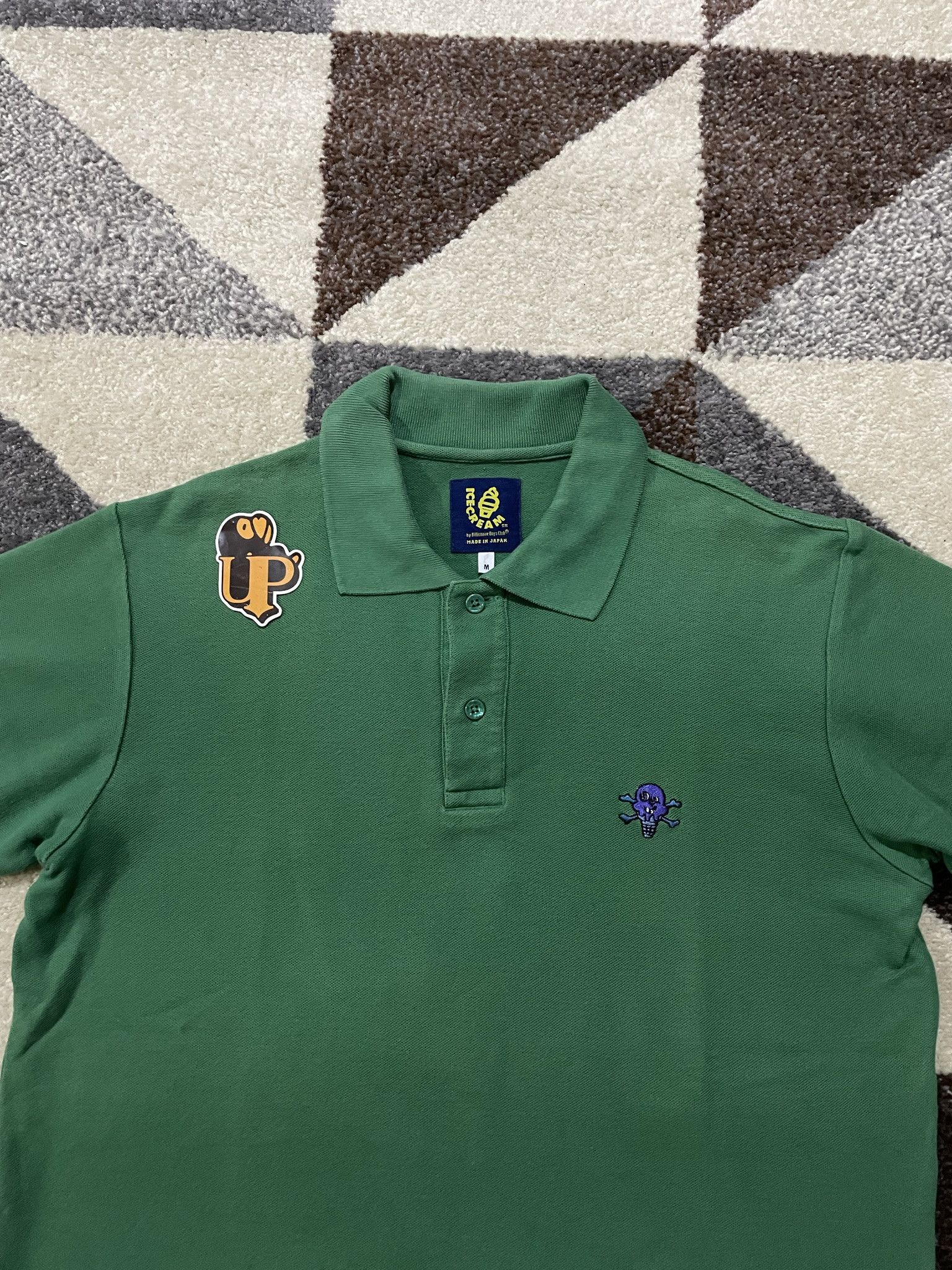 Billionaire Boys Club BBC/Ice Cream “Cones & Bones” Embroidered Polo Tee Size US M / EU 48-50 / 2 - 3 Thumbnail