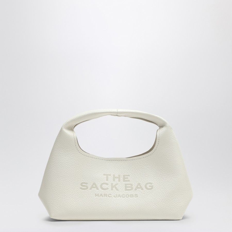 Marc Jacobs o1d2blof0824 Size: OS / Mini Sack Leather Bag in White Size ONE SIZE - 1 Thumbnail
