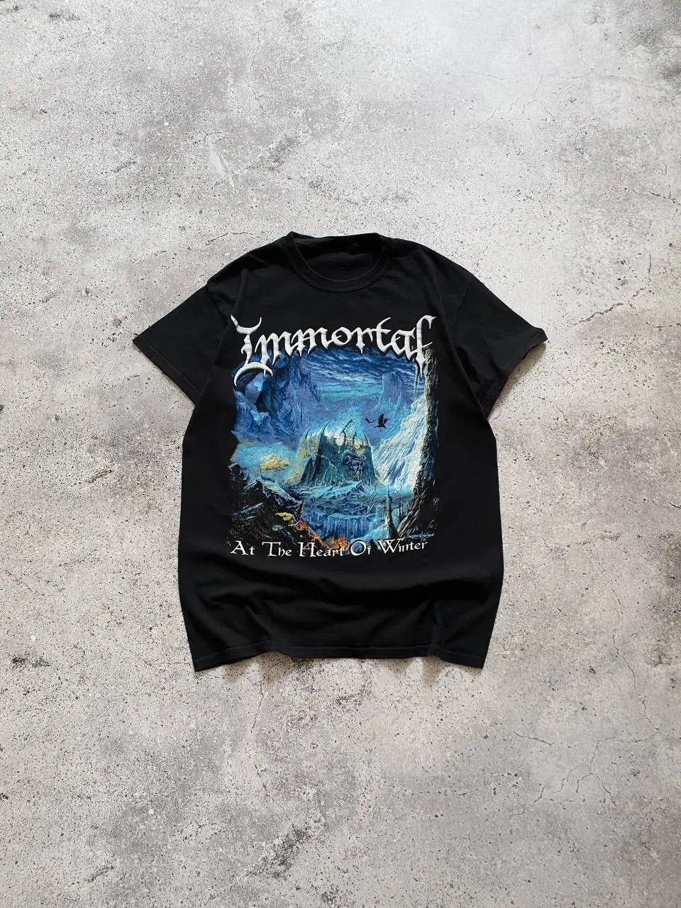 IMMORTAL ‘AT THE HEART OF WINTER’ BLACK METAL BAND T SHIRT