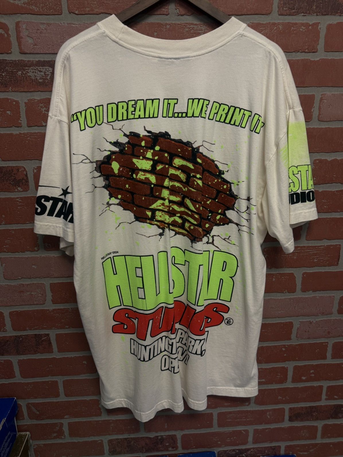 HELLSTAR Hellstar “Brick Wall” Tee Shirt Size XXL (NEW) Size US XXL / EU 58 / 5 - 6 Thumbnail