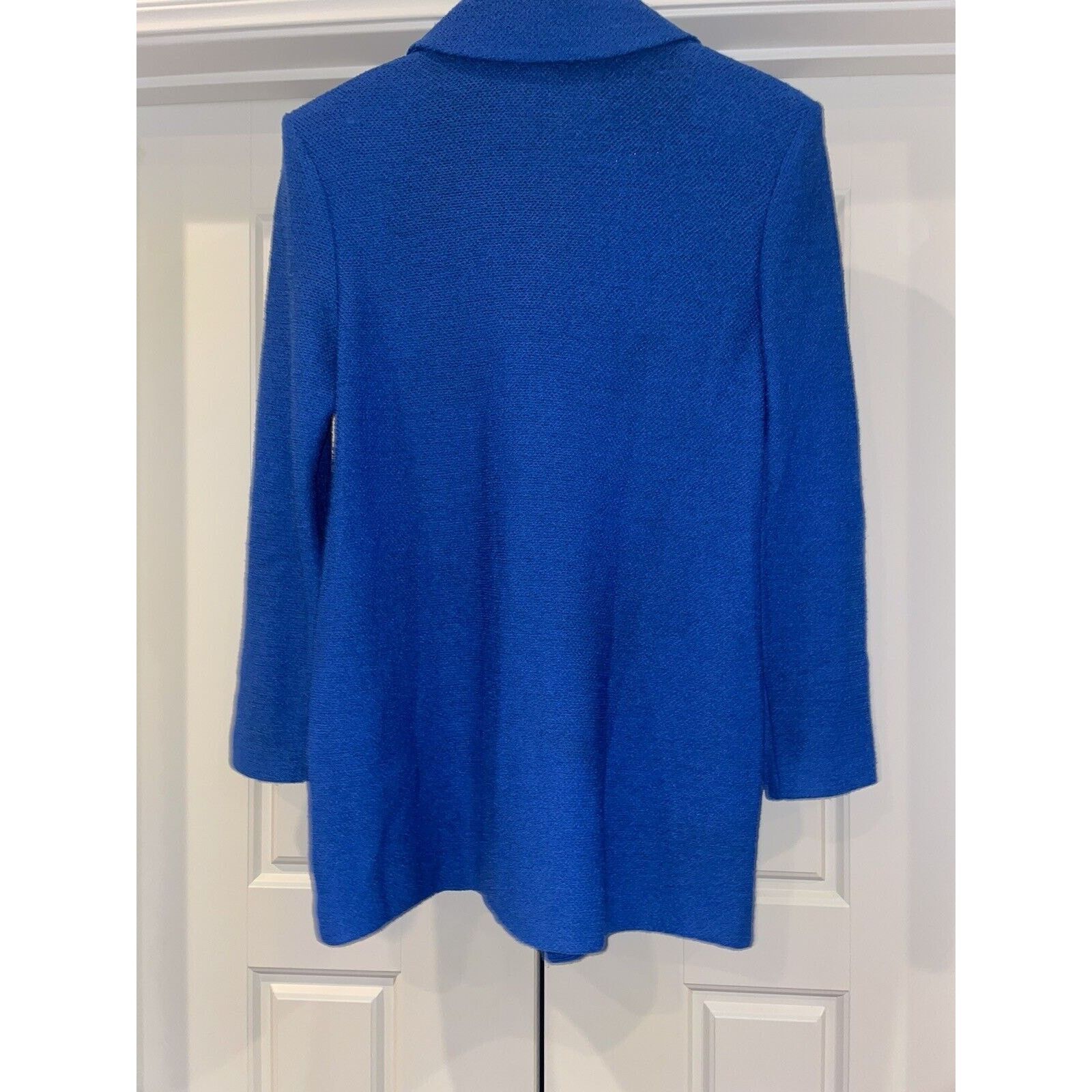 St. John St John Collection royal blue cardigan button sweater jacket Size XS / US 0-2 / IT 36-38 - 4 Thumbnail
