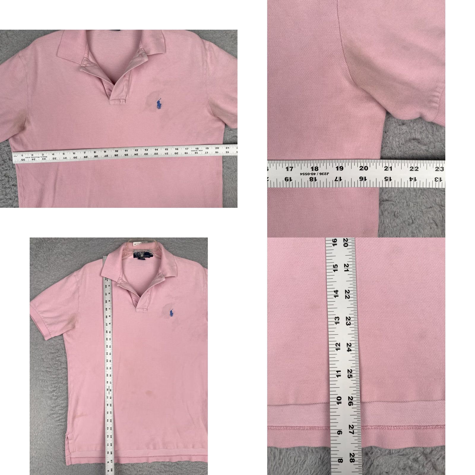 Ralph Lauren VINTAGE Ralph Lauren Polo Shirt Men M Pink Short Sleeve Pony Golf Mens Size US M / EU 48-50 / 2 - 8 Thumbnail