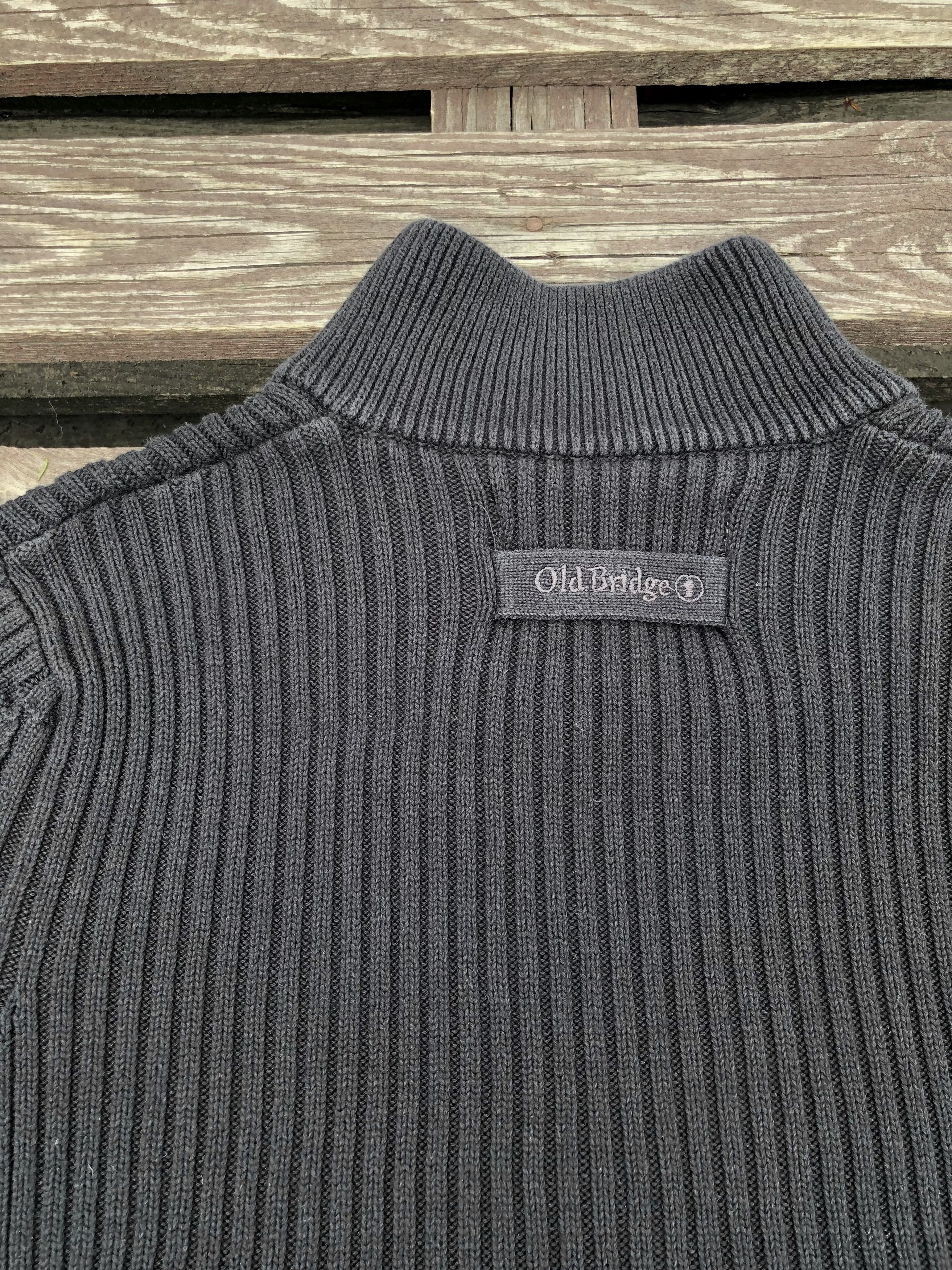 Vintage Old Bridge Y2K Vintage Zip Up Knitted Sweater Size US M / EU 48-50 / 2 - 12 Thumbnail