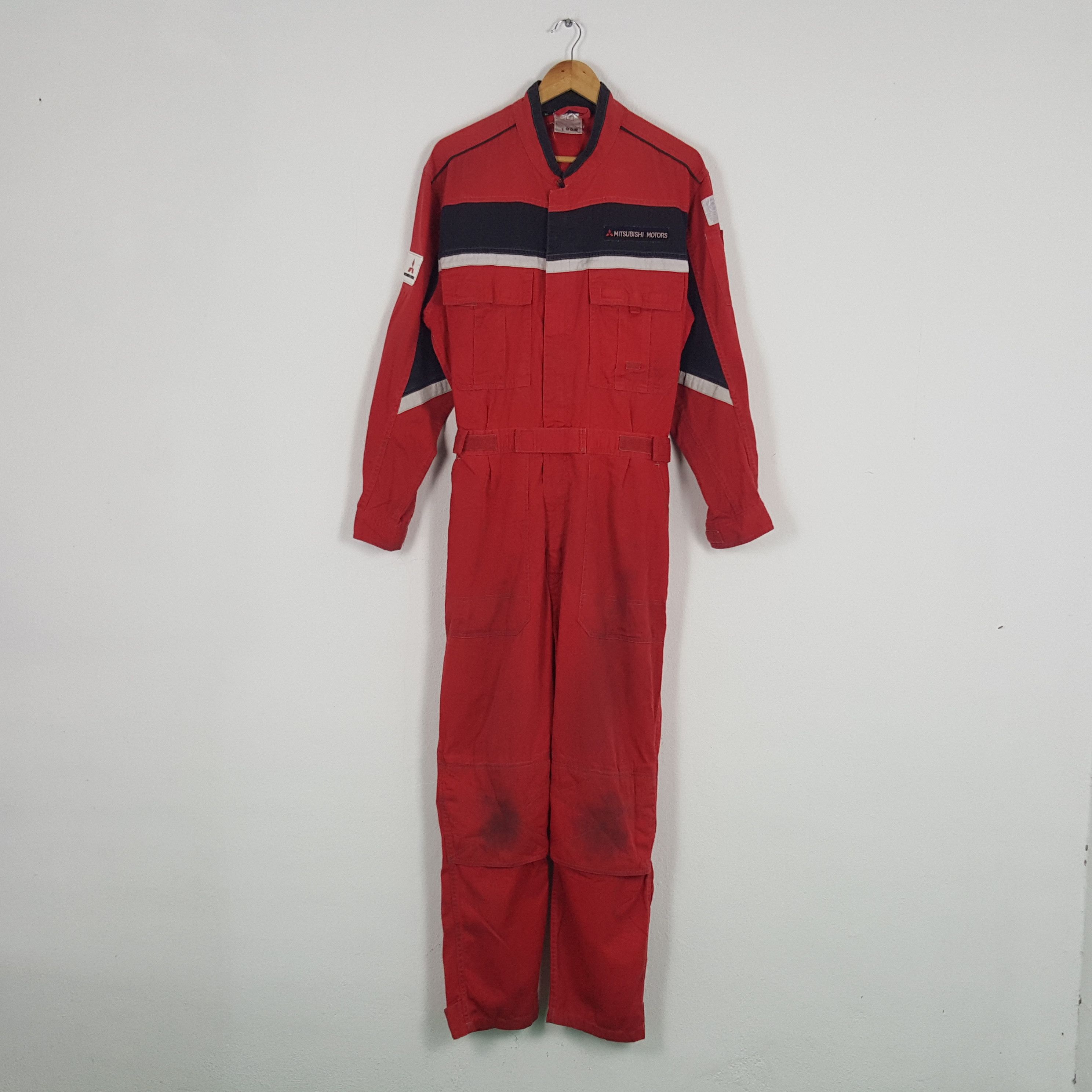 Japanese Brand × Vintage Vintage Mitsubishi Motors Service Staff Coverall Jacket Size US M / EU 48-50 / 2 - 4 Thumbnail