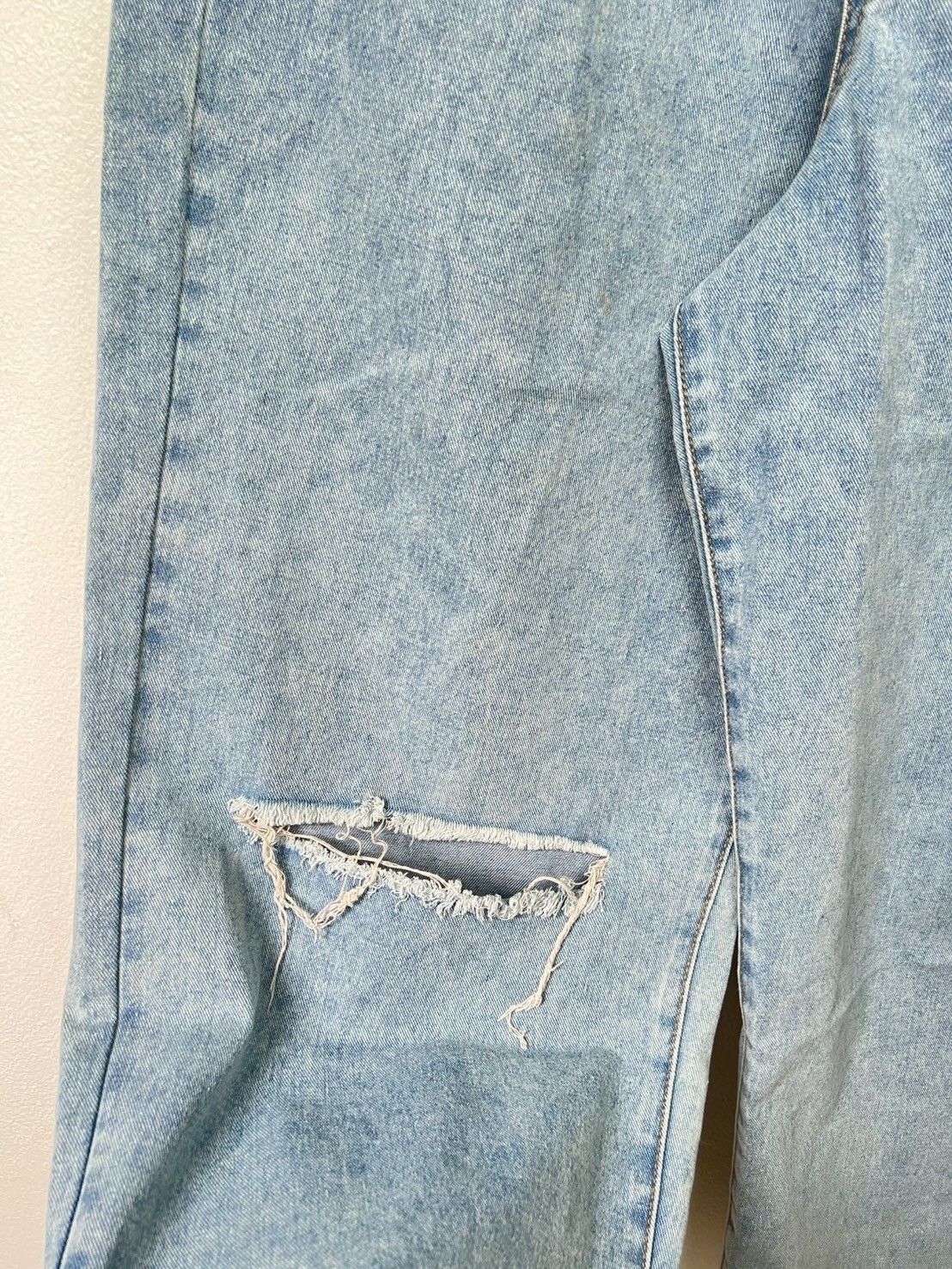Vintage CECIL McBEE BAGGY WIDE LEG PANTS DISTRESSED Size US 35 - 4 Thumbnail