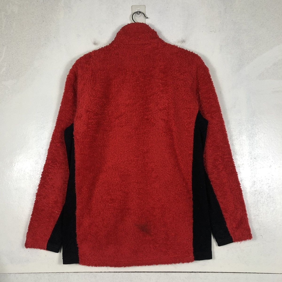 Japanese Brand 📌VINTAGE ZIPPER FLEECE JACKET EDWIN RARE RICH RED Size US XL / EU 56 / 4 - 10 Thumbnail