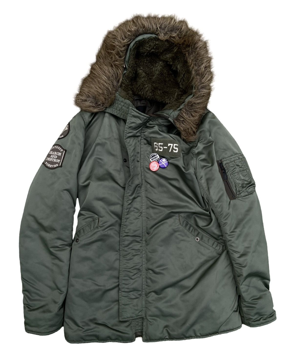 SHC hysteric glamour風 fur down jacket Hysteric Glamour Fur Parka | Grailed