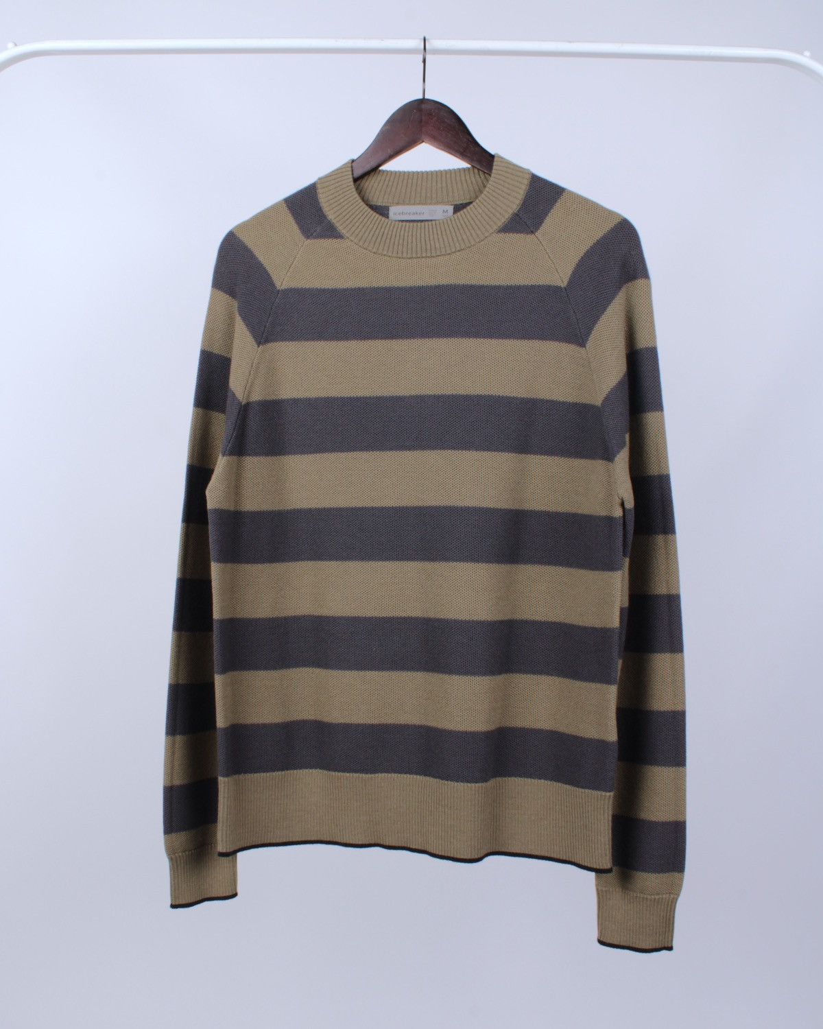 Icebreaker ICEBREAKER Merino Lyocell Striped Knitted Sweater Sweatshirt Size US M / EU 48-50 / 2 - 1 Thumbnail