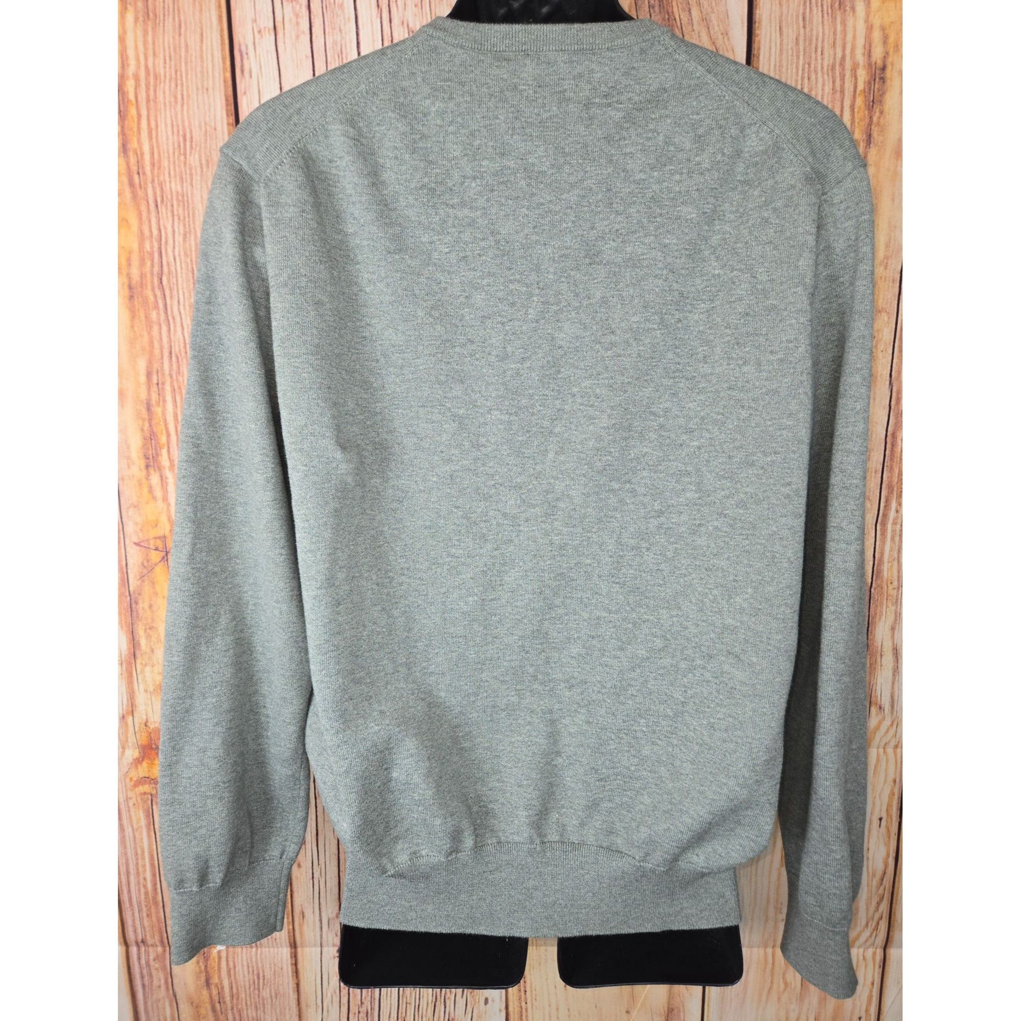 Polo Ralph Lauren Polo Ralph Lauren Mens XL Pima Cotton V-Neck Sweater Gray Co Size US XL / EU 56 / 4 - 5 Thumbnail