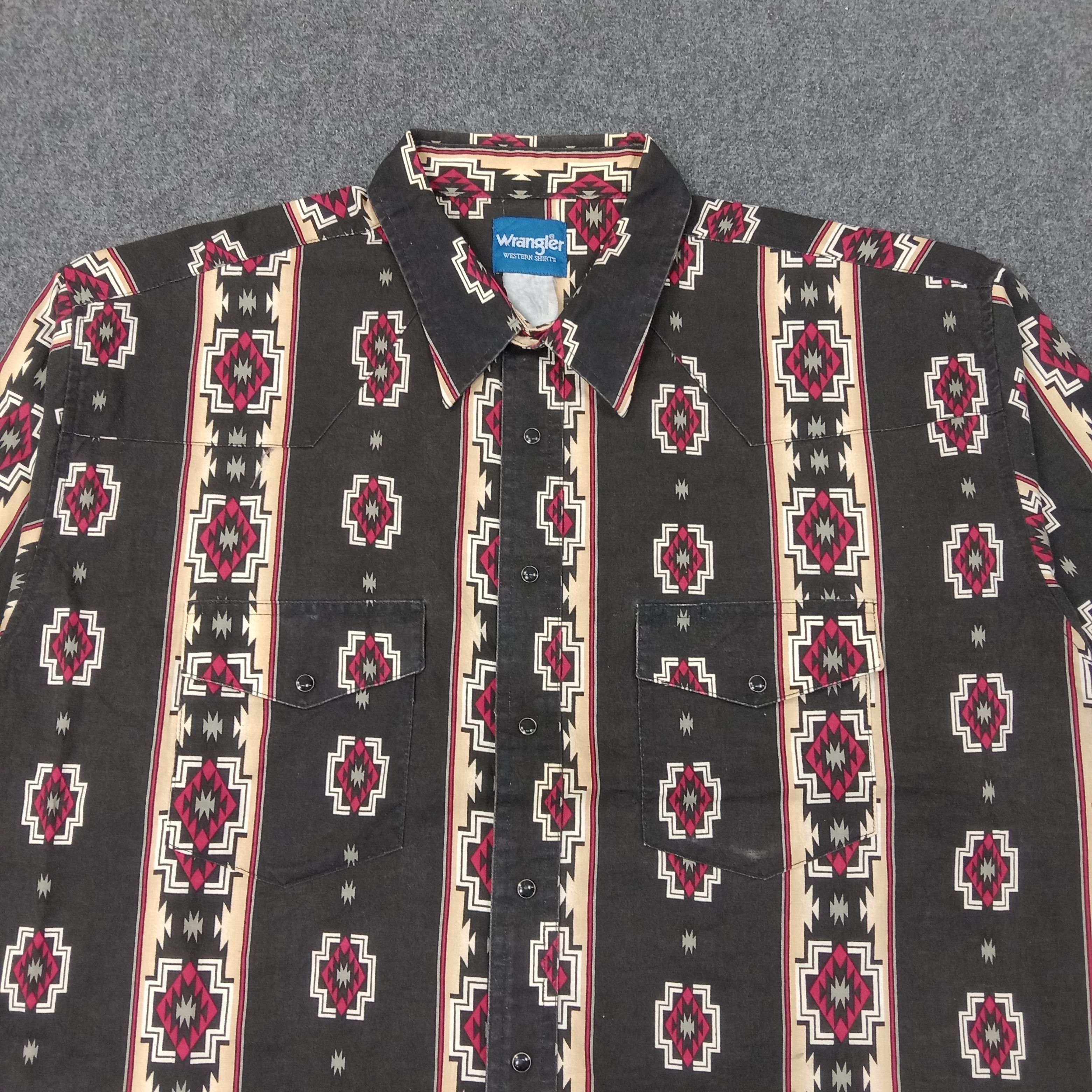 Wrangler WRANGLER American Classic Big Size Style Shirts Size US XXL / EU 58 / 5 - 2 Thumbnail