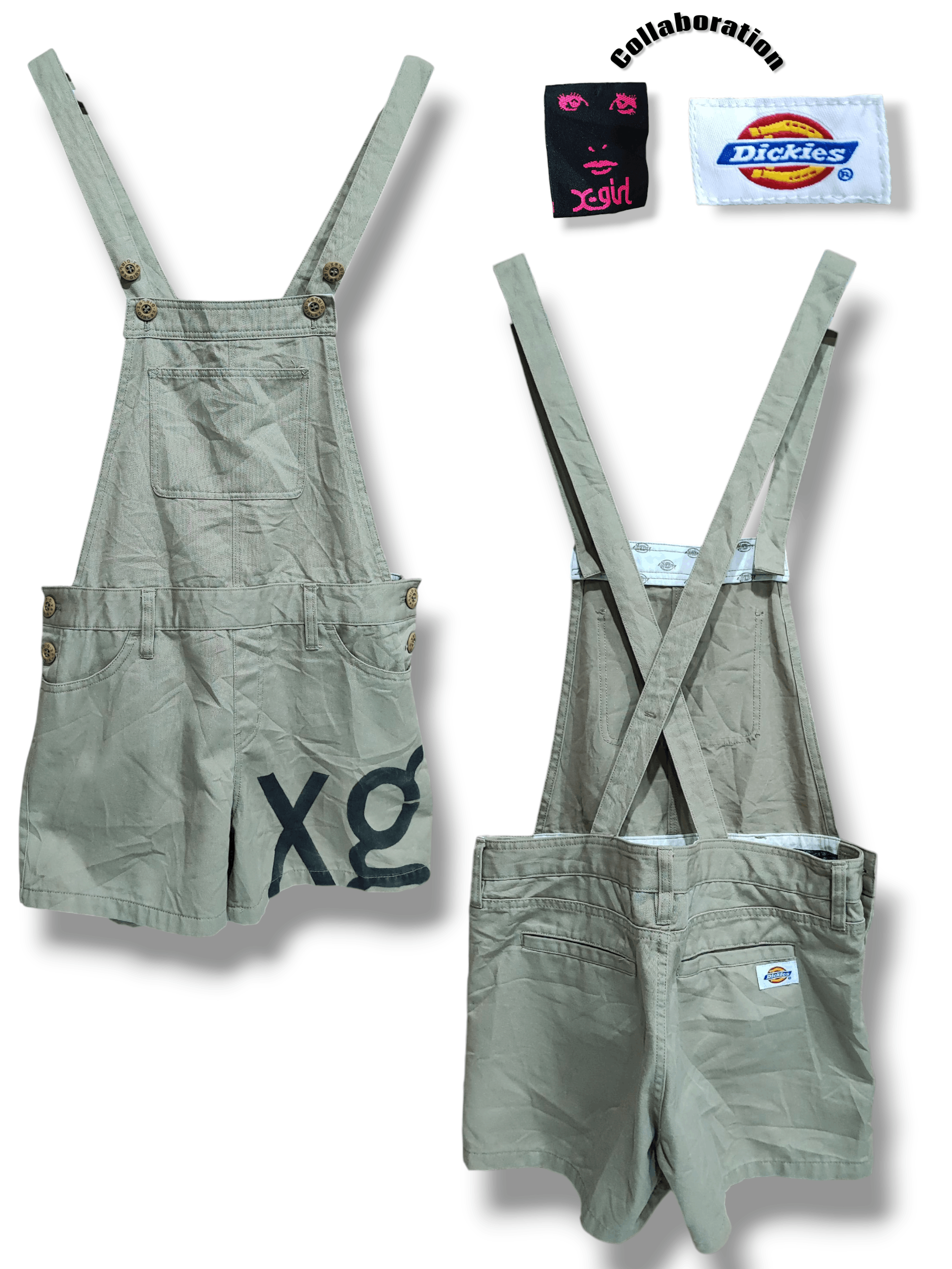 Girl Skateboards Dickies X girl Jumpsuit Short Size US 31 - 1 Thumbnail