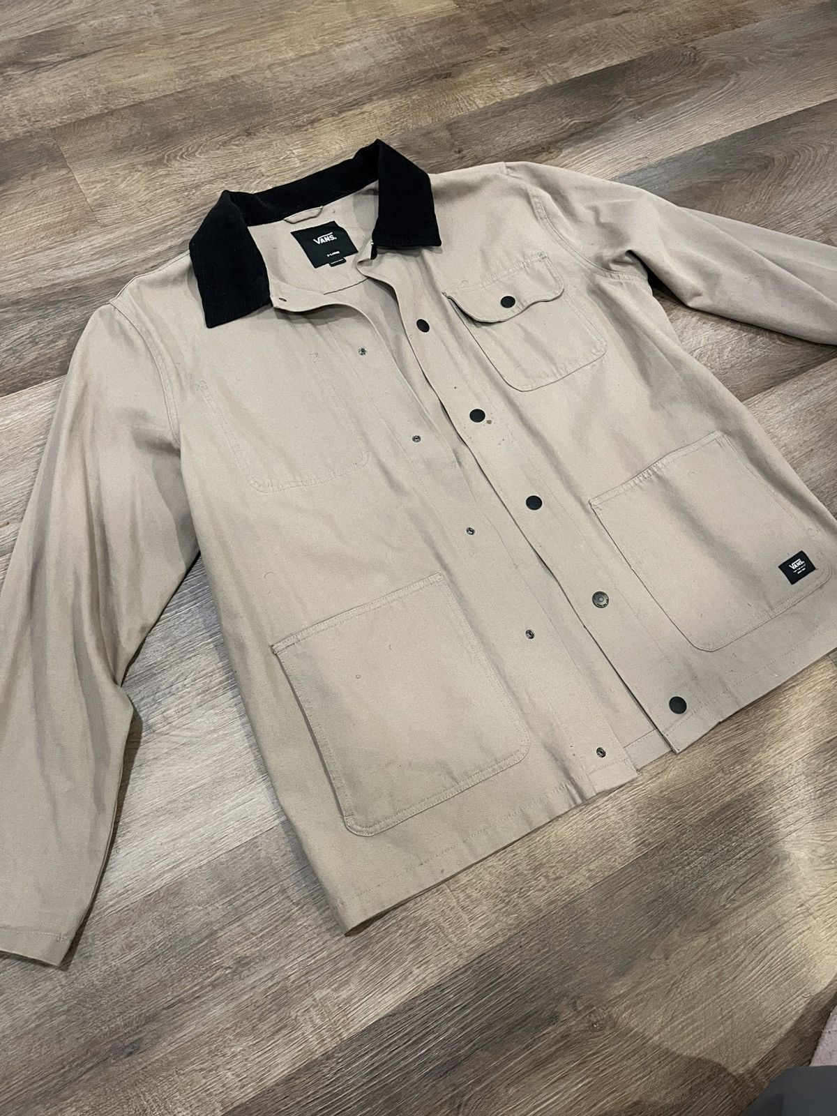 Vans Vans Tan Denim Corduroy Collar Men's Jacket - Size XL Size US XL / EU 56 / 4 - 3 Thumbnail