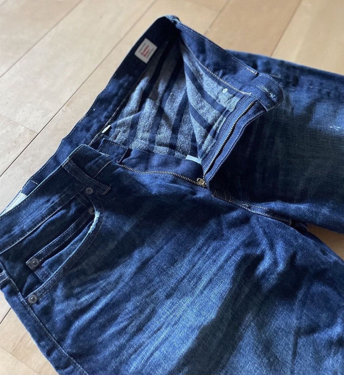 J.Crew 770 Flannel-lined Japanese Denim Jeans Size US 34 / EU 50 - 2 Thumbnail