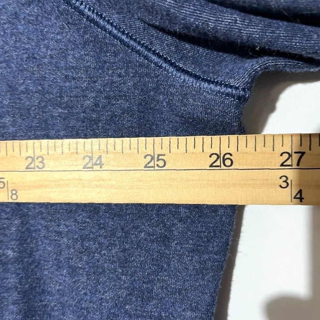 Vintage Wilkens Bros Heritage Collection Mens Hoodie Navy Blue Purple Contrast M55 XL Hooded All Seasons Pullover Long Sleeve Solid / Men Size US XL / EU 56 / 4 - 6 Thumbnail
