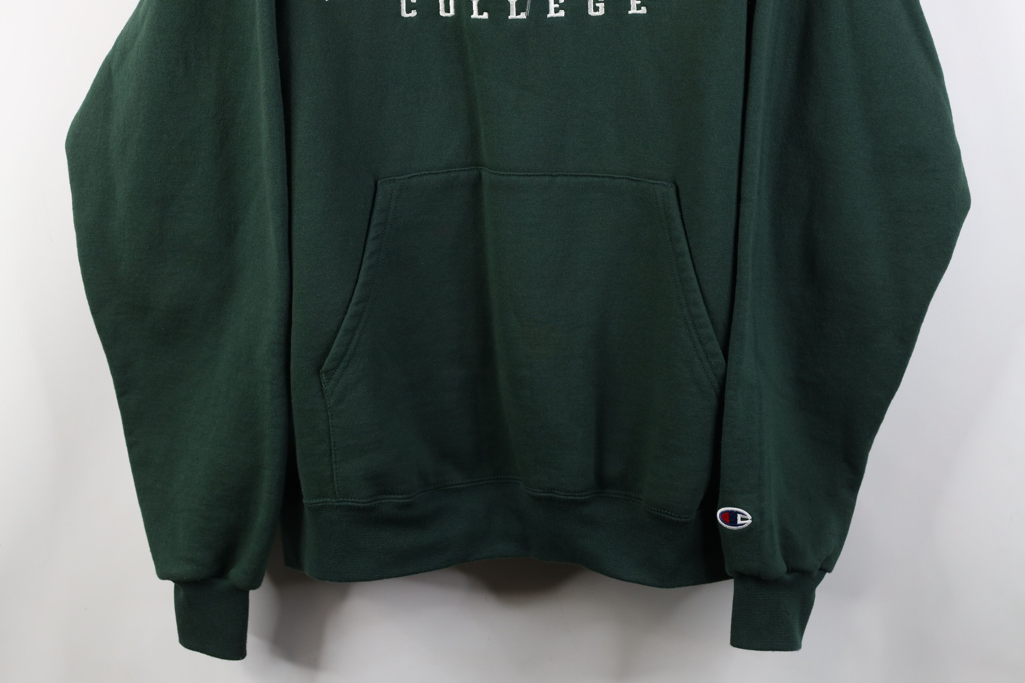 Champion Vintage Champion Felician College Hoodie Sweatshirt Green Size US XL / EU 56 / 4 - 3 Thumbnail
