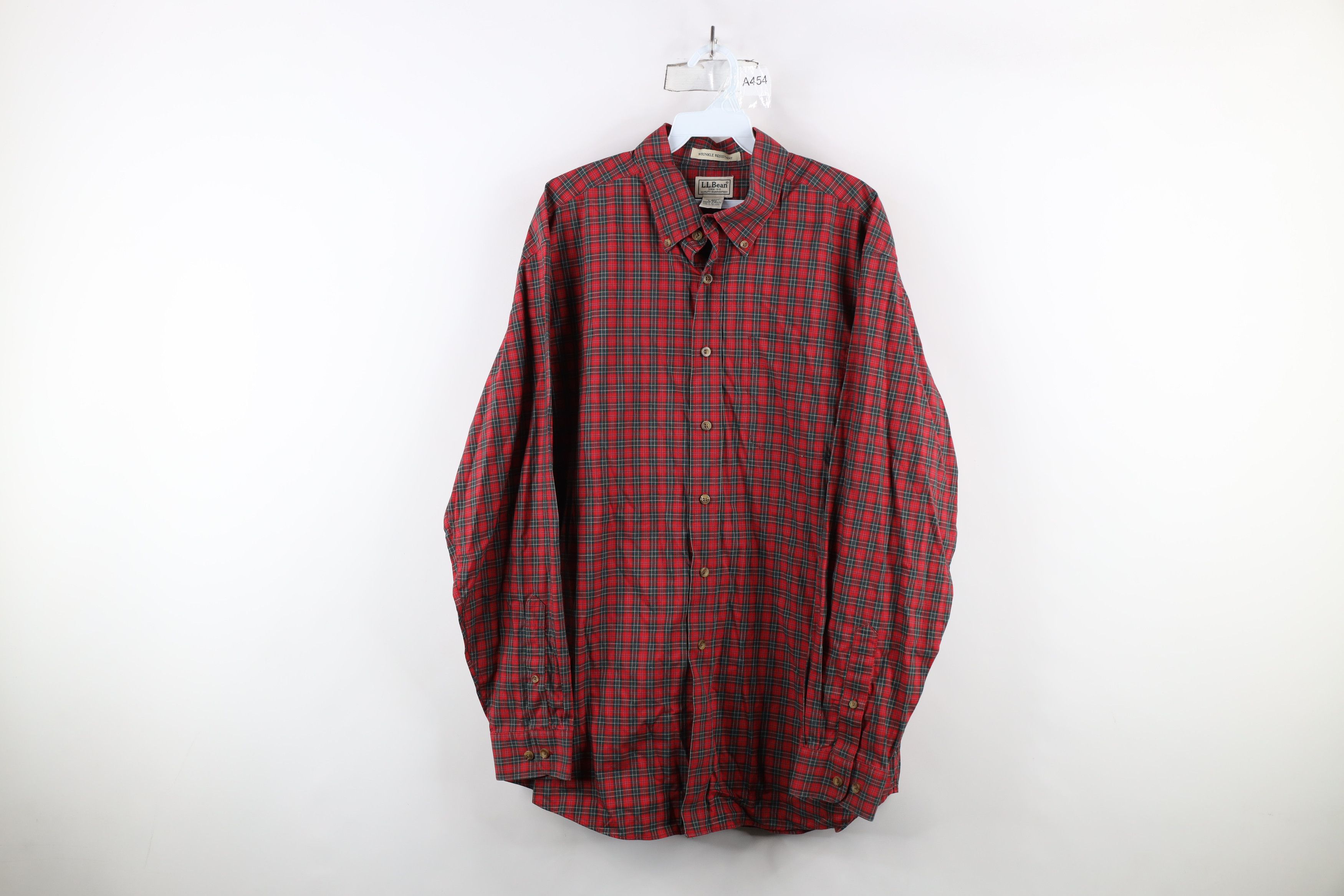 L.L. Bean × Vintage Vintage LL Bean Wrinkle Resistant Collared Button Down Shirt Size US L / EU 52-54 / 3 - 1 Thumbnail