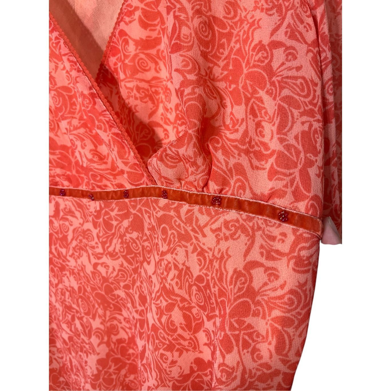 Faded Glory Vintage Faded Glory Y2K Pink Semi Sheer Blouse Size L Size L / US 10 / IT 46 - 5 Thumbnail