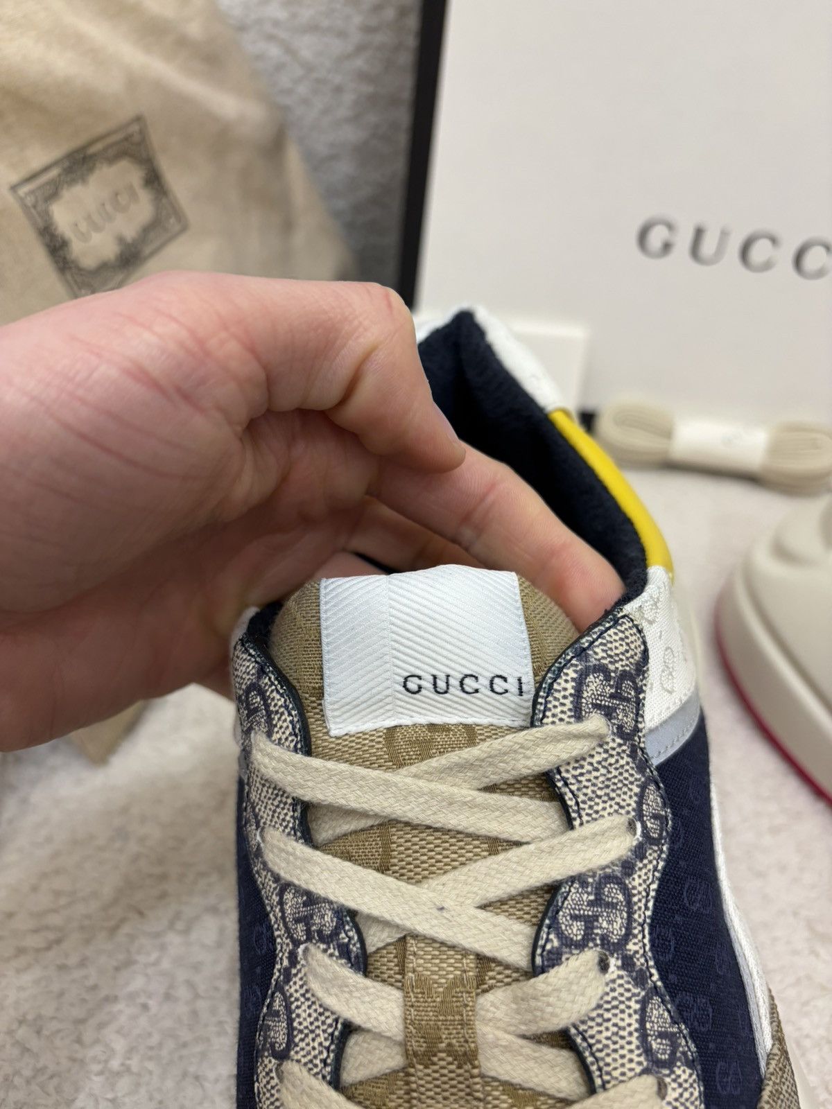 Gucci Gucci Men’s Sneakers Size US 8.5 / EU 41-42 - 14 Thumbnail