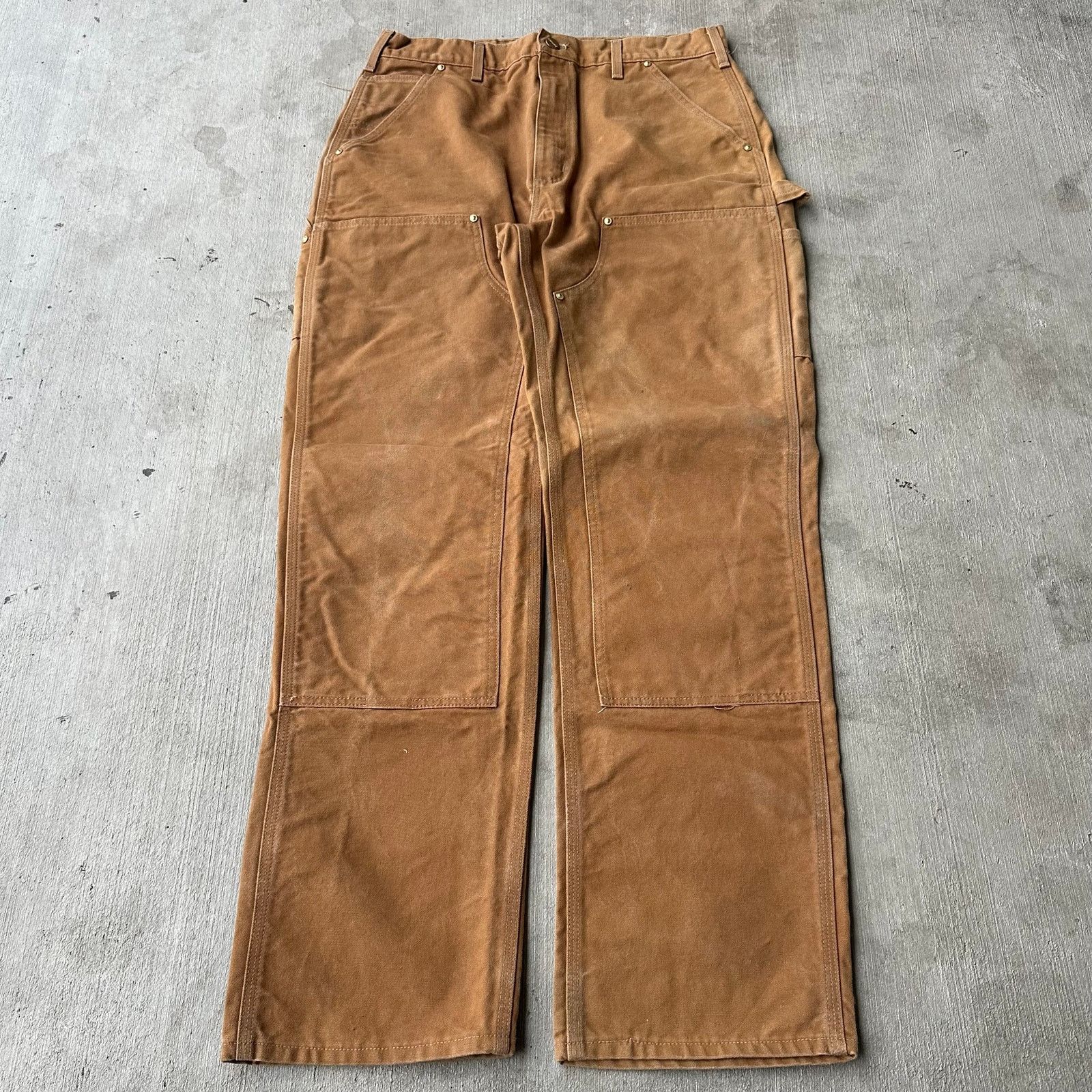 Carhartt Vintage Carhartt Double Knee Work Pants Tan Size 32 30 
