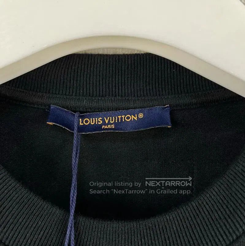 Louis Vuitton Louis Vuitton Black Cotton Embroidered T. Size US M / EU 48-50 / 2 - 4 Thumbnail