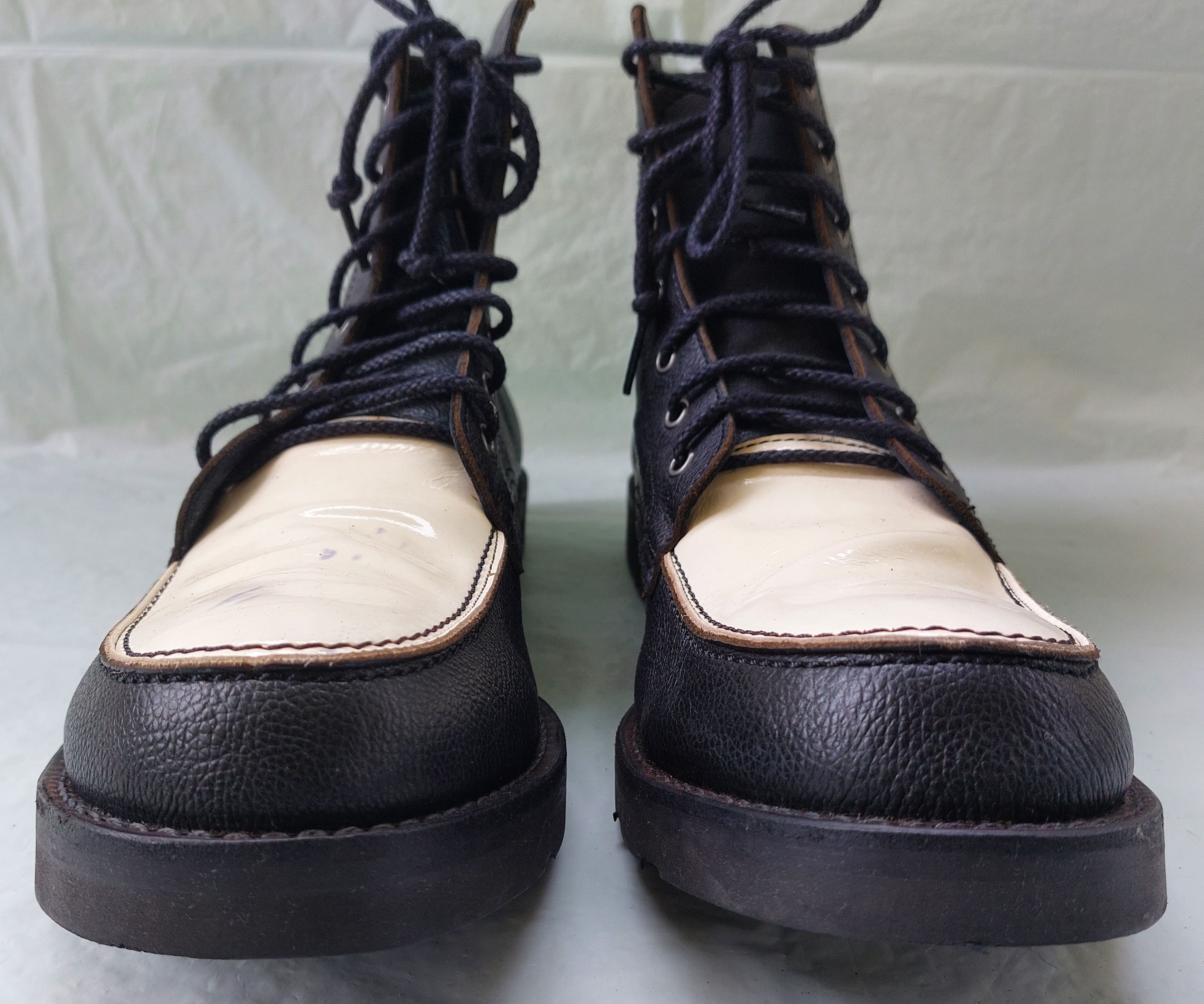 Japanese Brand QNINE(9) two tones color boot VIBRAM sole Size US 10 / EU 43 - 6 Thumbnail