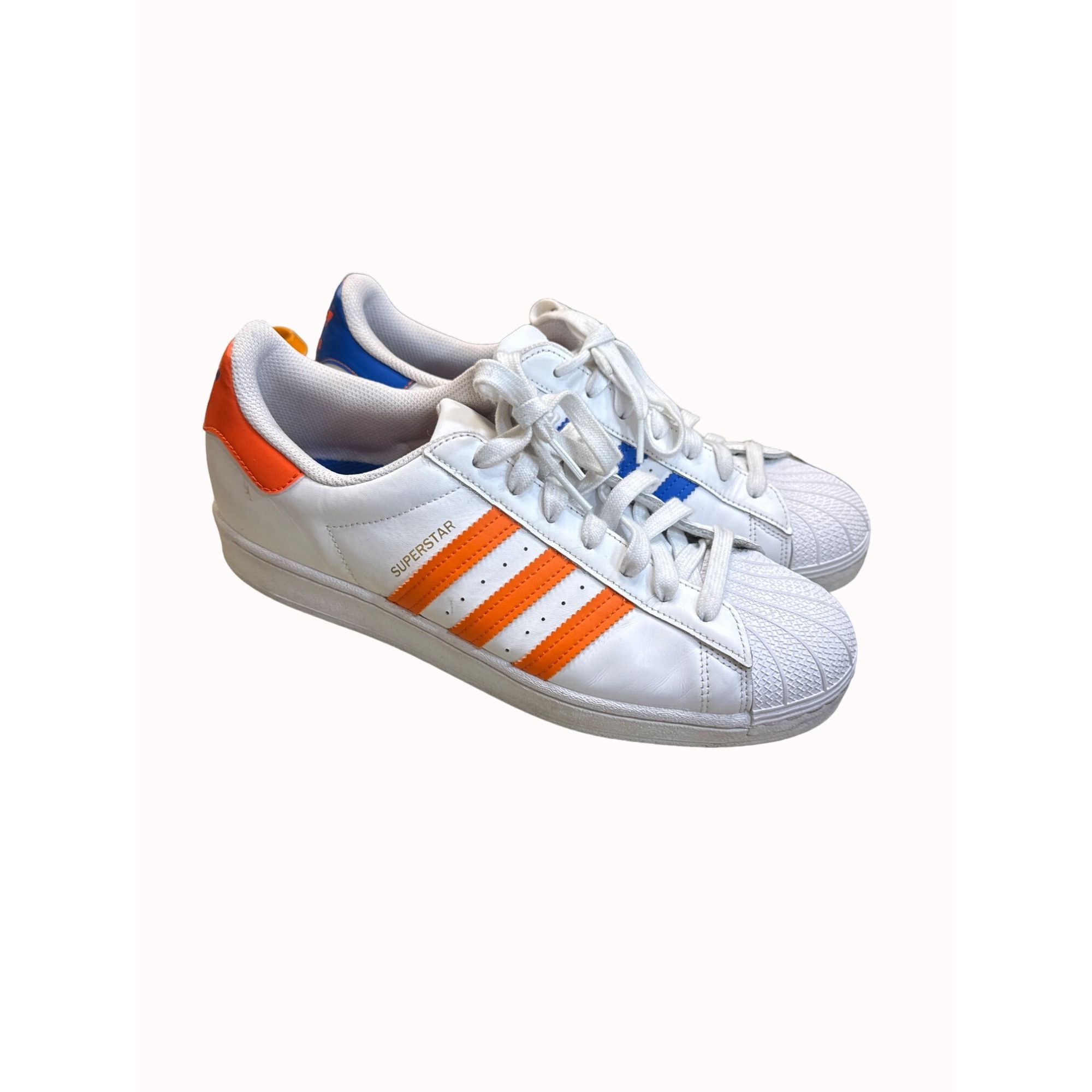 Adidas Adidas Superstar kicks sneakers shoes size 11 white blue SKU Grailed