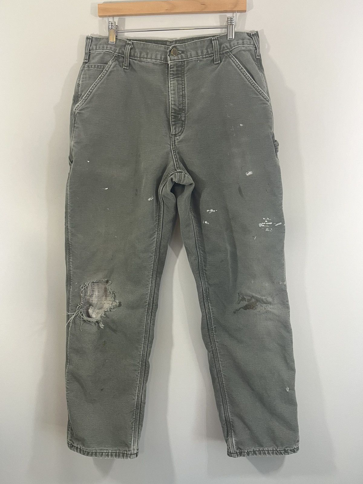 Thrashed Carhartt Sun Fade Paint Stain Pants