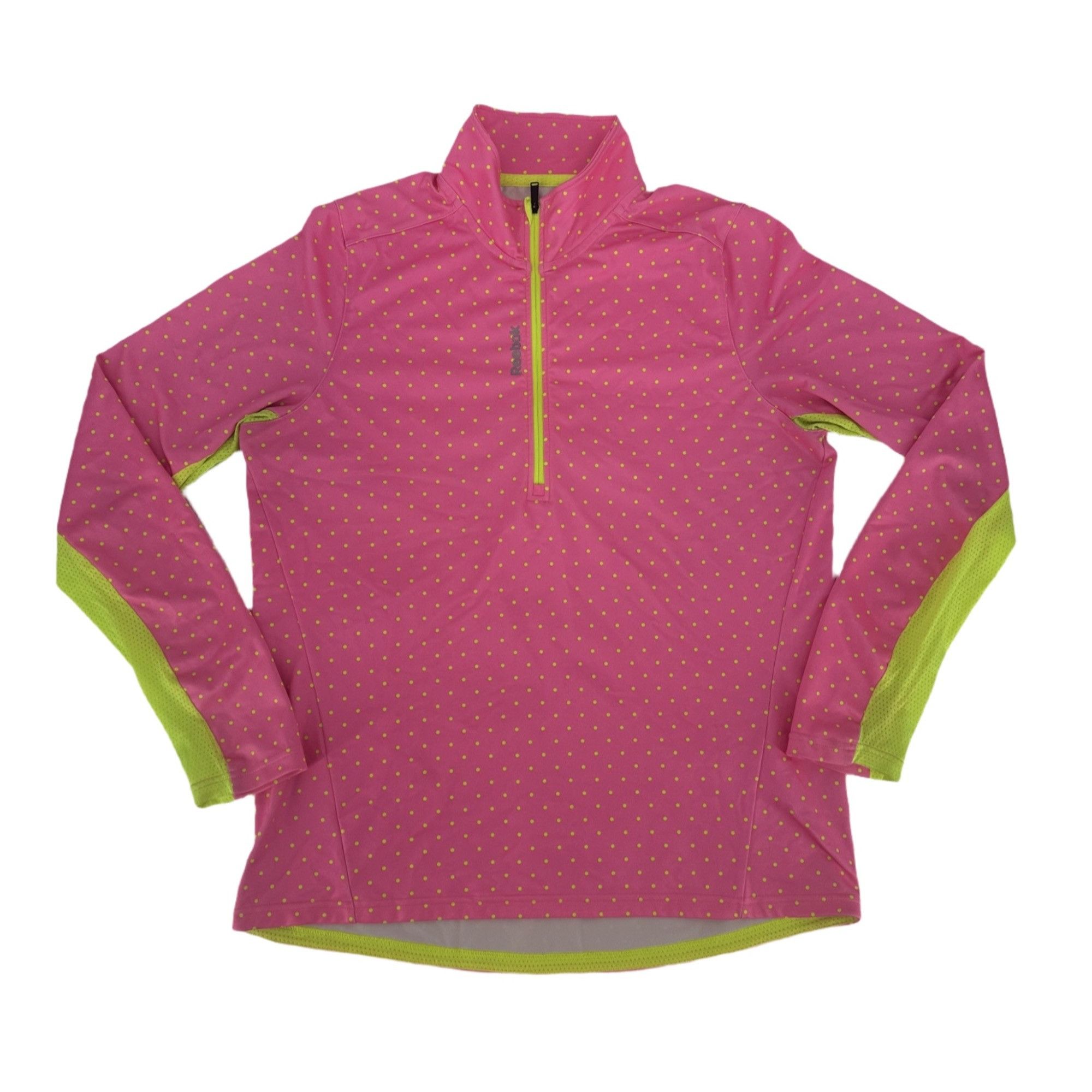Reebok Reebok Top Play Dry Women’s Pullover Pink 1/4 Zip Size Large Size L / US 10 / IT 46 - 1 Thumbnail