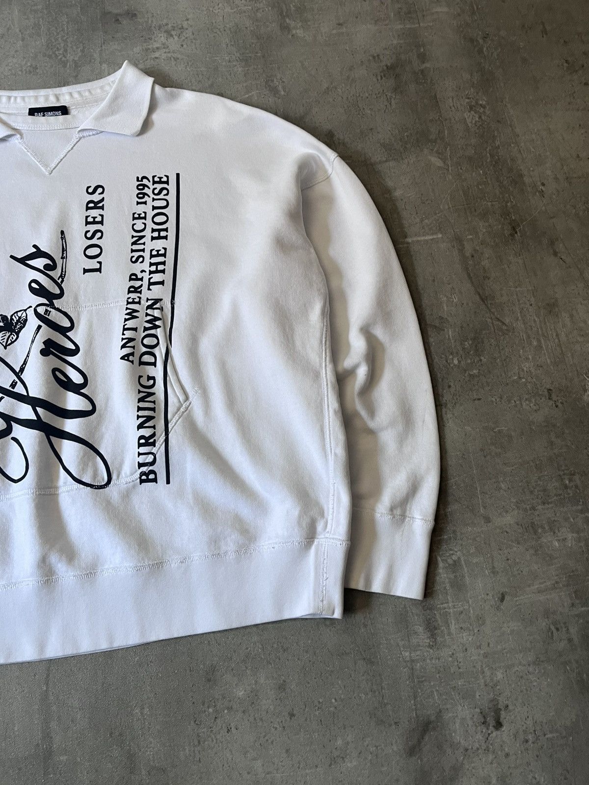 Raf Simons Raf Simons AW 19/20 white polo sweatshirt Size US M / EU 48-50 / 2 - 3 Thumbnail