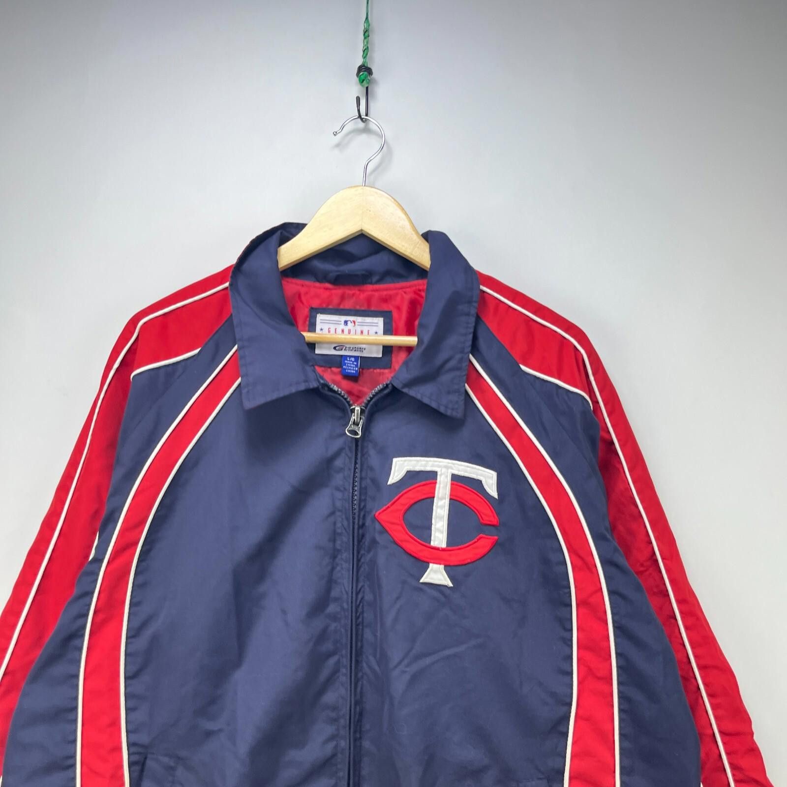 MLB Vintage MLB Minnesota Twins Windbreaker Jacket Large Size US L / EU 52-54 / 3 - 2 Thumbnail