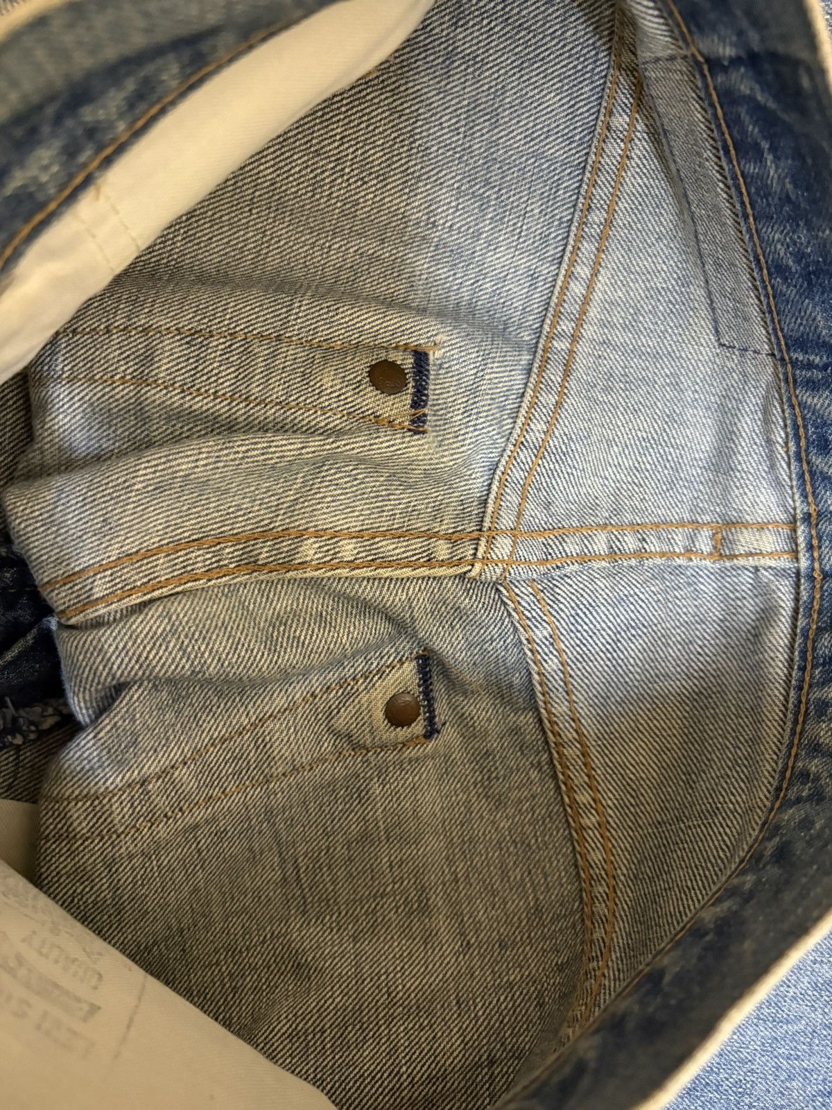 Levi's Vintage 90s Levis 502 XX J22 W27 L34 Selvedge Jeans Size US 27 - 17 Thumbnail