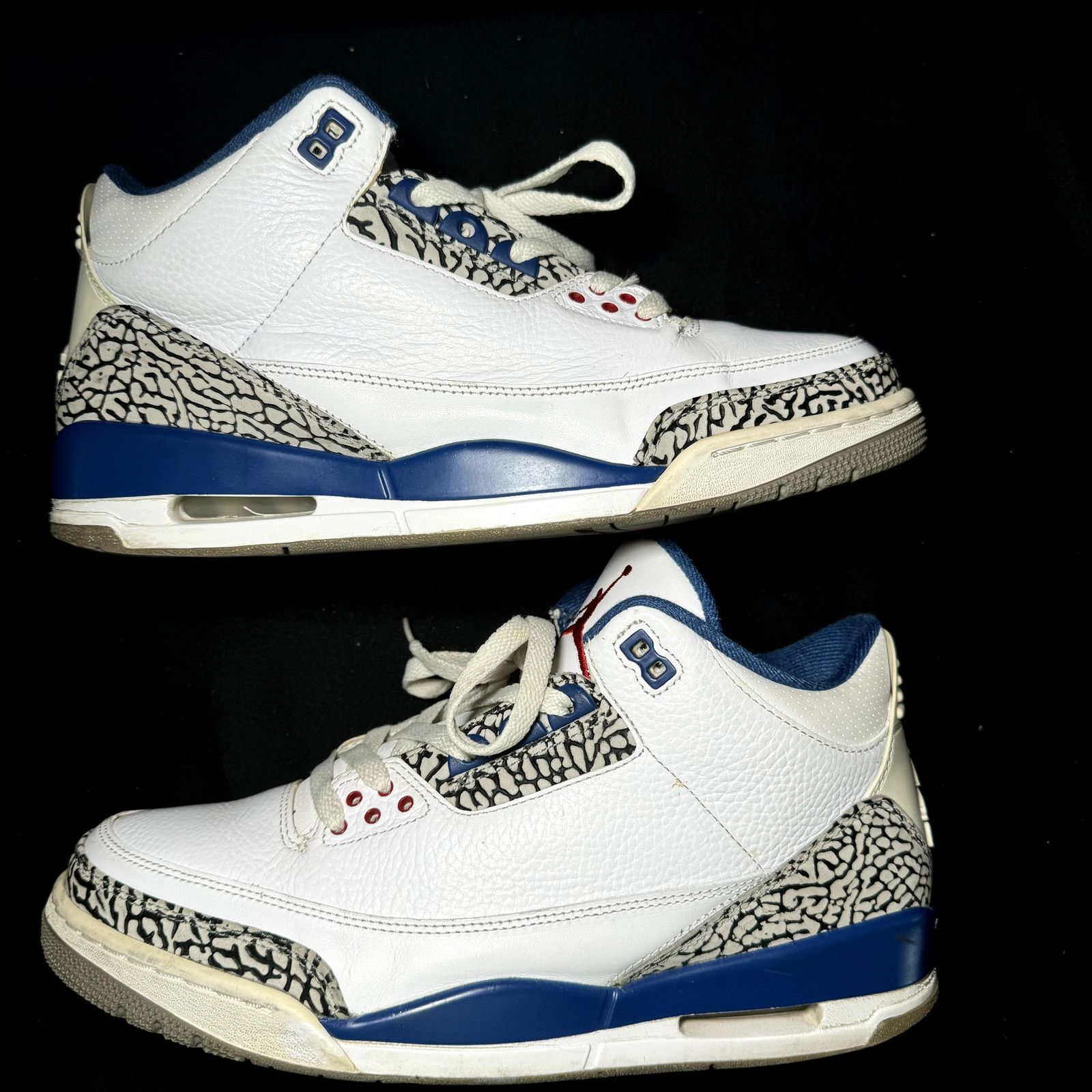Jordan Brand × Nike Size 10.5 - Air Jordan 3 Retro True Blue 2011 Men's Shoes Size US 10.5 / EU 43-44 - 3 Thumbnail