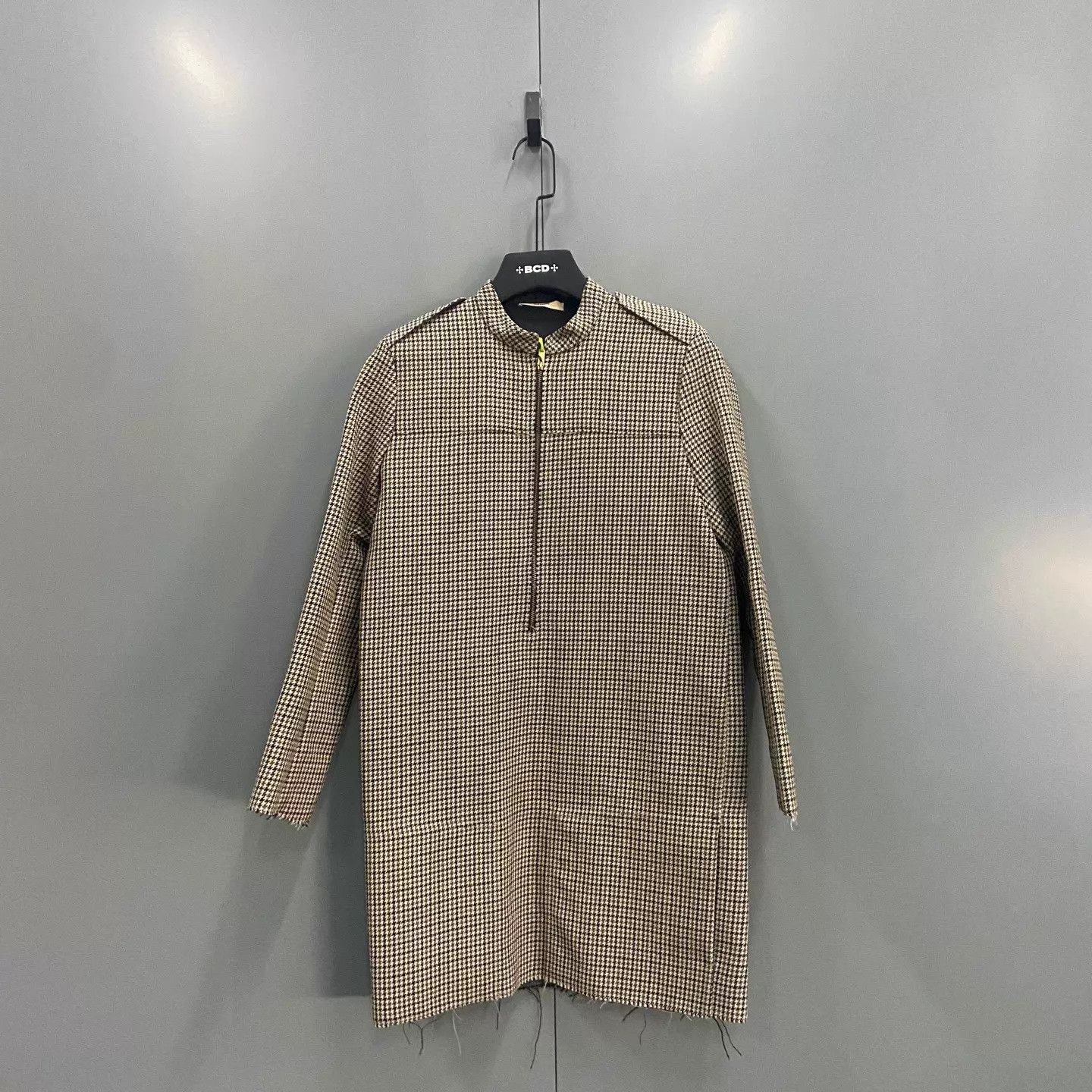 Celine houndstooth half-zip dress 38 95 New