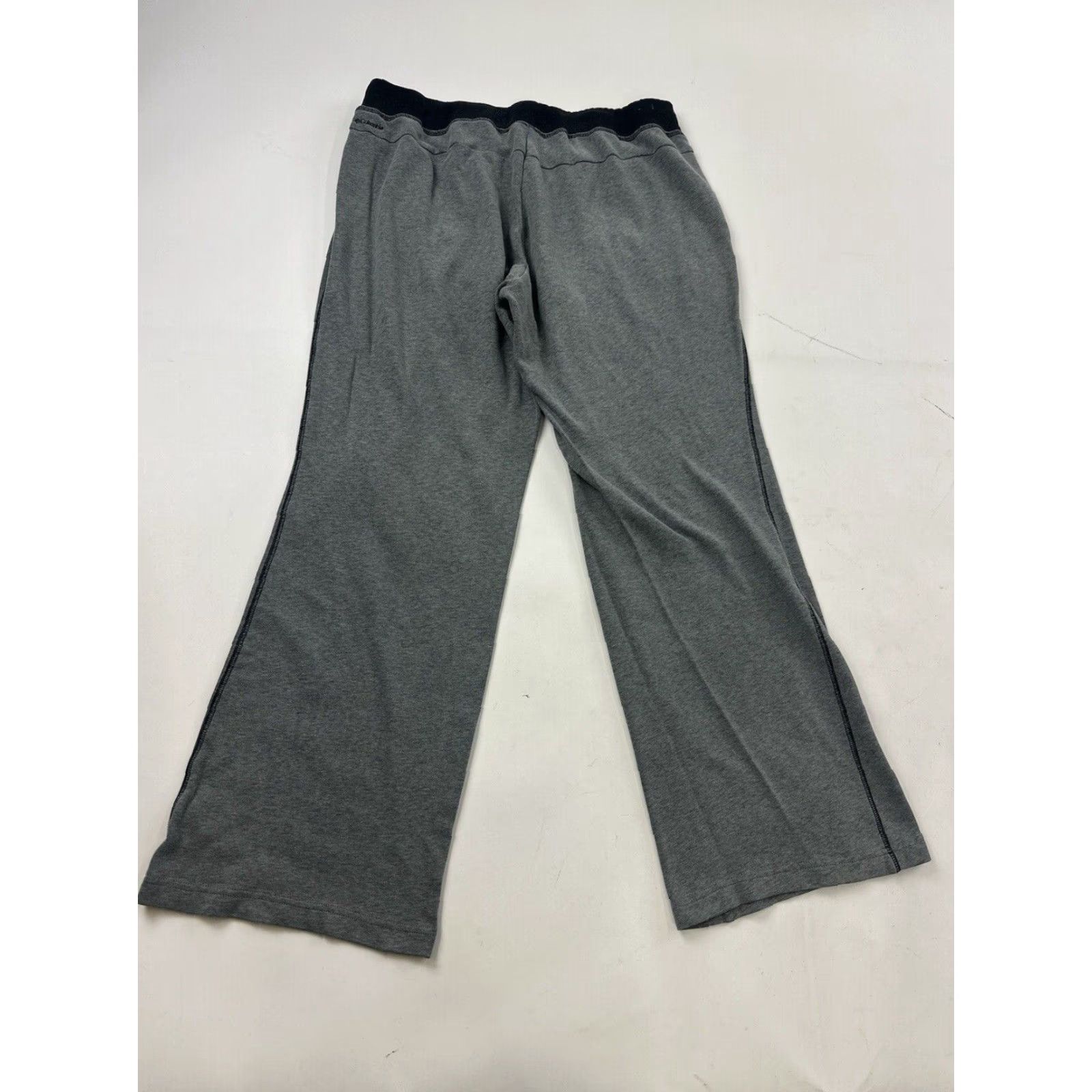 Vintage Columbia Sweatpants Women’s XL Gray Wide-Leg Pockets Athletic Activewear Size 40" / US 18 - 2 Thumbnail