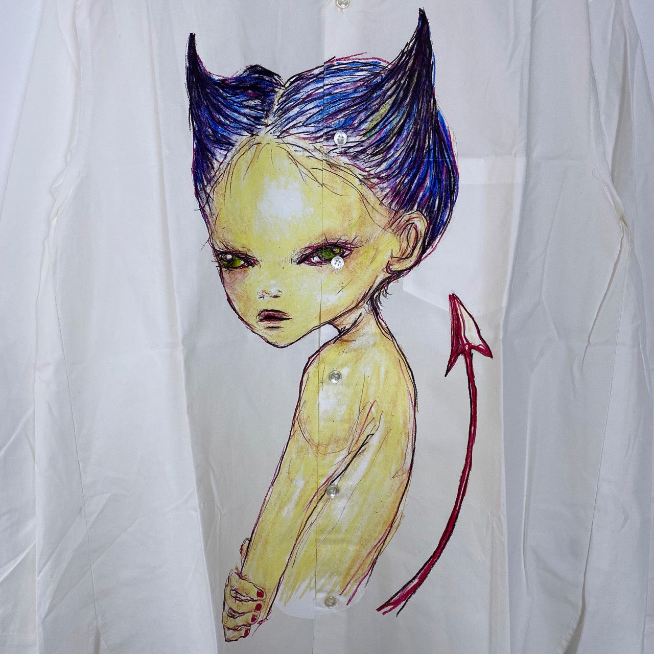 KIDILL KIDILL X ERI WAKIYAMA DEVIL GIRL SHIRT Size US L / EU 52-54 / 3 - 4 Thumbnail