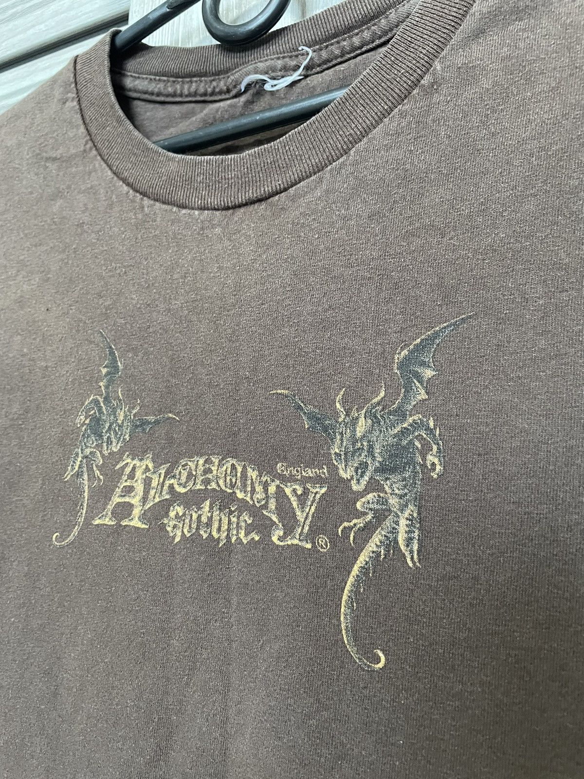 Alchemist Vintage 00s Alchemy Gothic England Dragon Tee Rare T Shirt Size US L / EU 52-54 / 3 - 3 Thumbnail