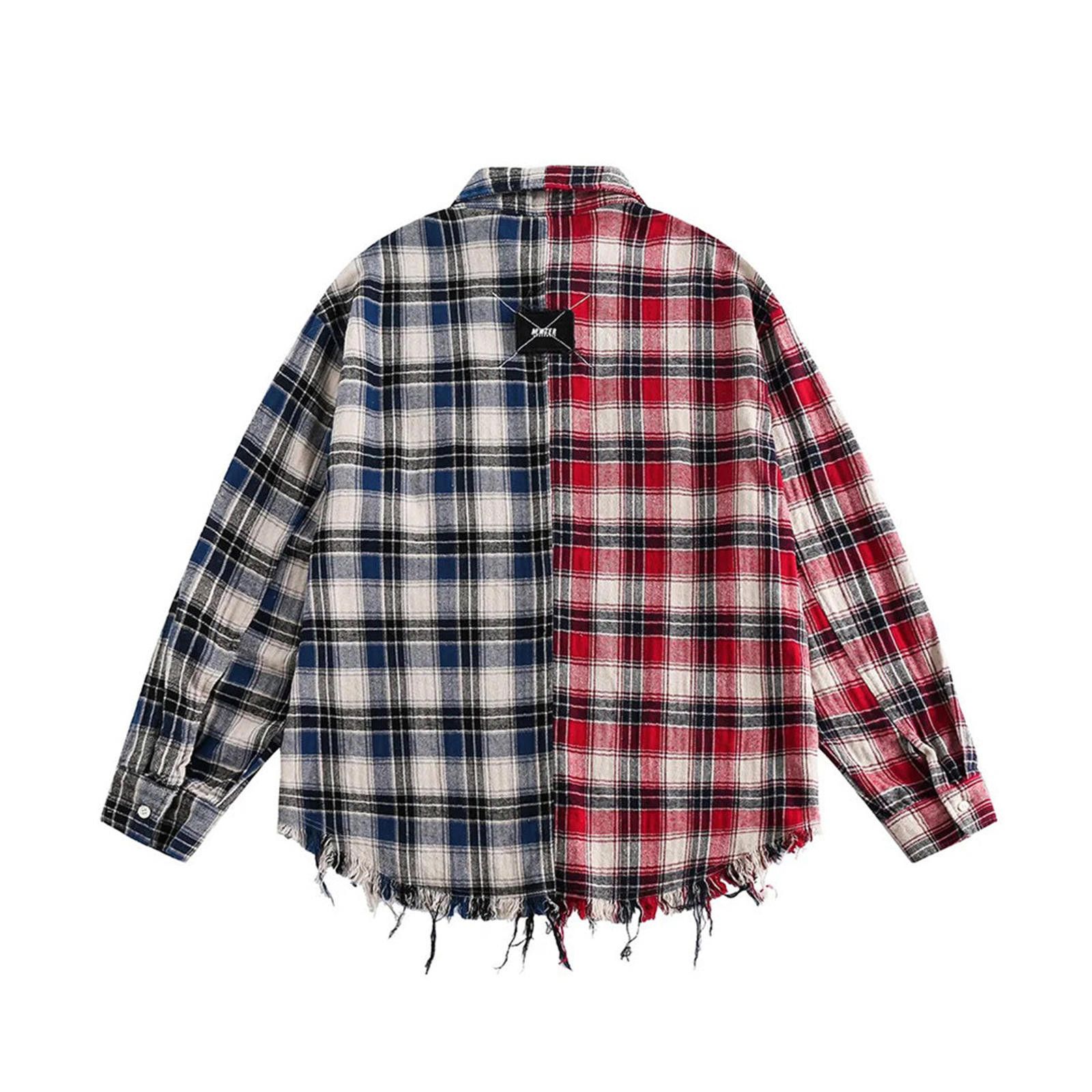 Other Plaid Two Sided Check-Pattern Long Sleeve Shirt Size US L / EU 52-54 / 3 - 2 Thumbnail