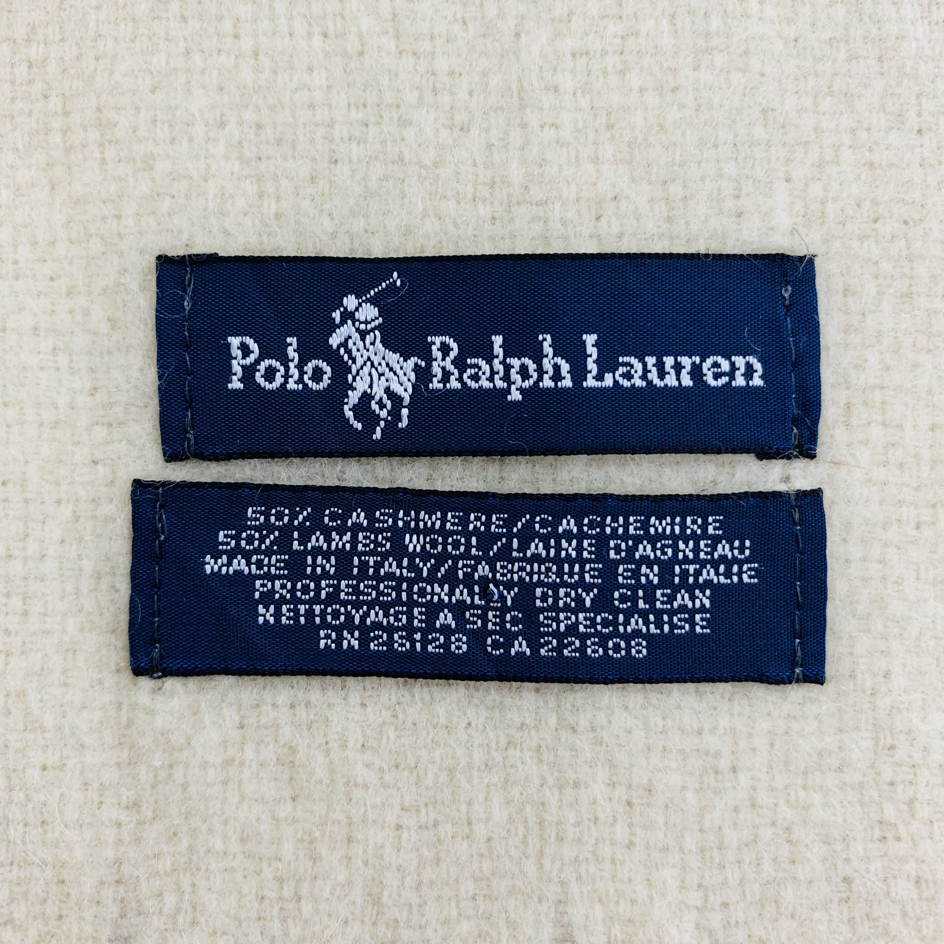 Polo Ralph Lauren Polo Ralph Lauren Scarf Wool Muffler Neck Wrap BL4040 Size ONE SIZE - 4 Thumbnail