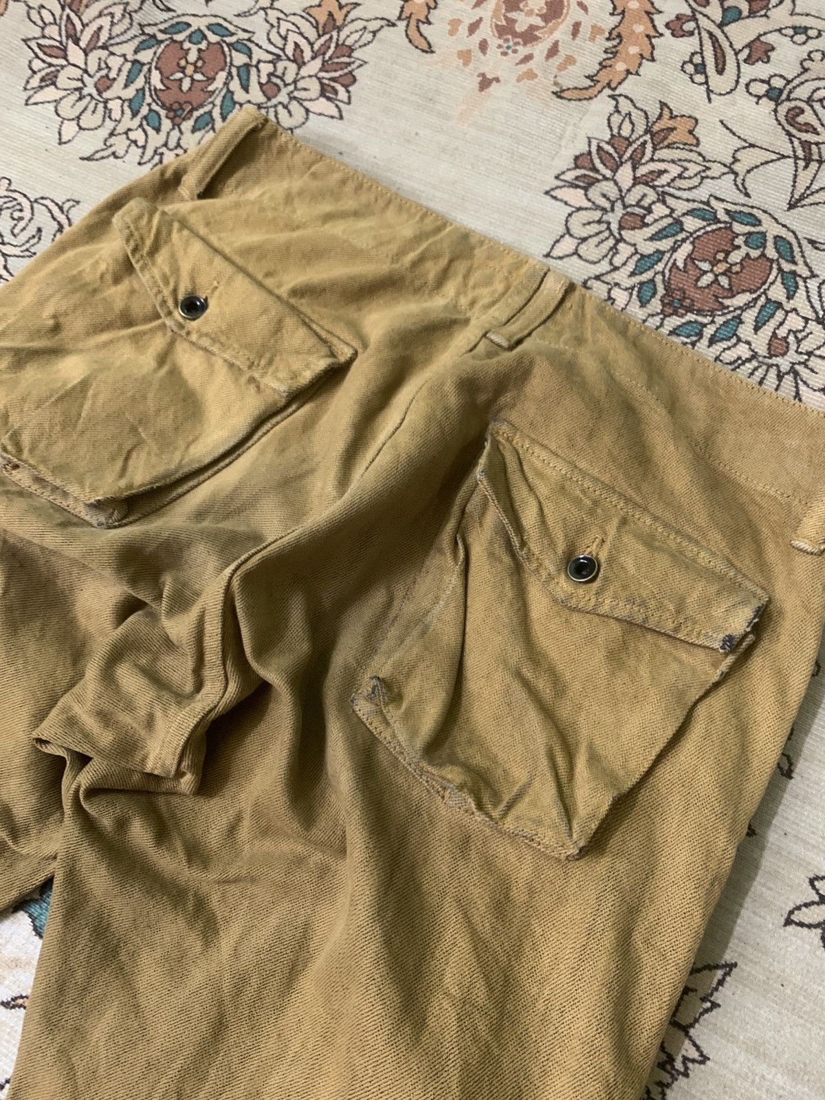 Japanese Brand × Johnbull × Vintage VINTAGE JOHN BULL KOJIMA JAPAN DENIM CARGO Size US 32 / EU 48 - 13 Thumbnail