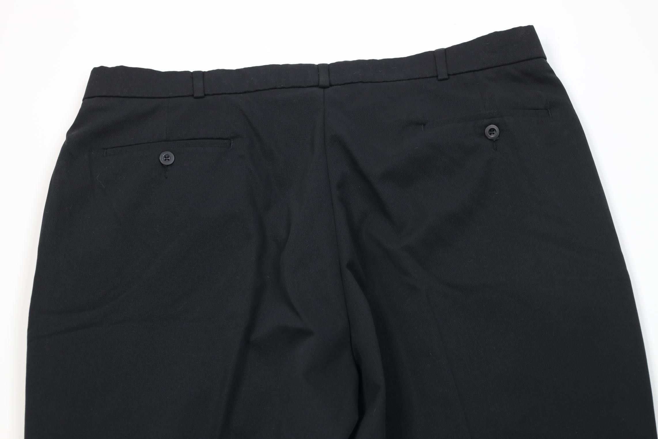 Vintage Vintage 90s Streetwear Flared Wide Leg Chino Pants Black Size US 40 / EU 56 - 9 Thumbnail