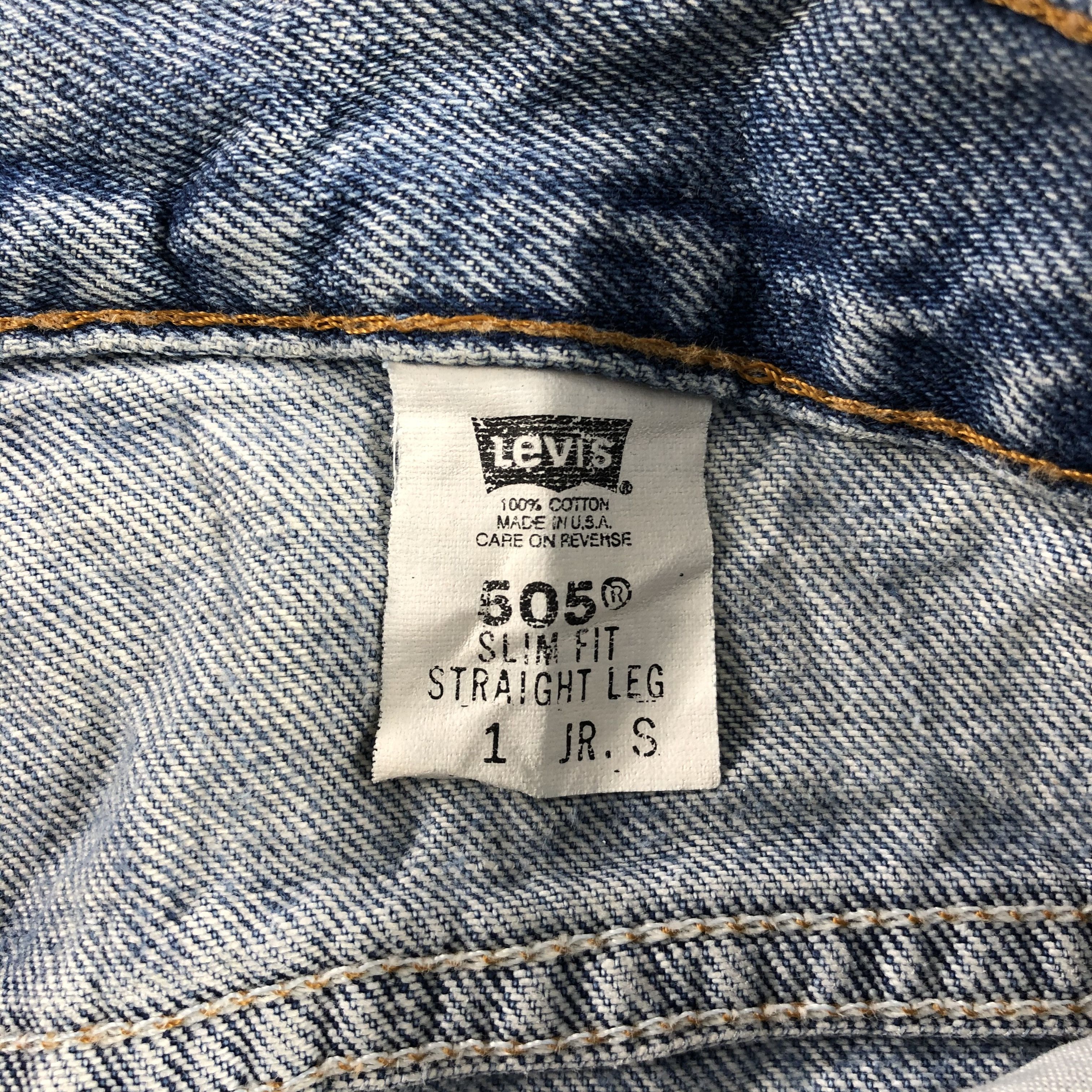 Levi's 90s Vintage Blue Wash Levis 505 Jeans-J2300 Size US 26 / EU 42 - 10 Thumbnail