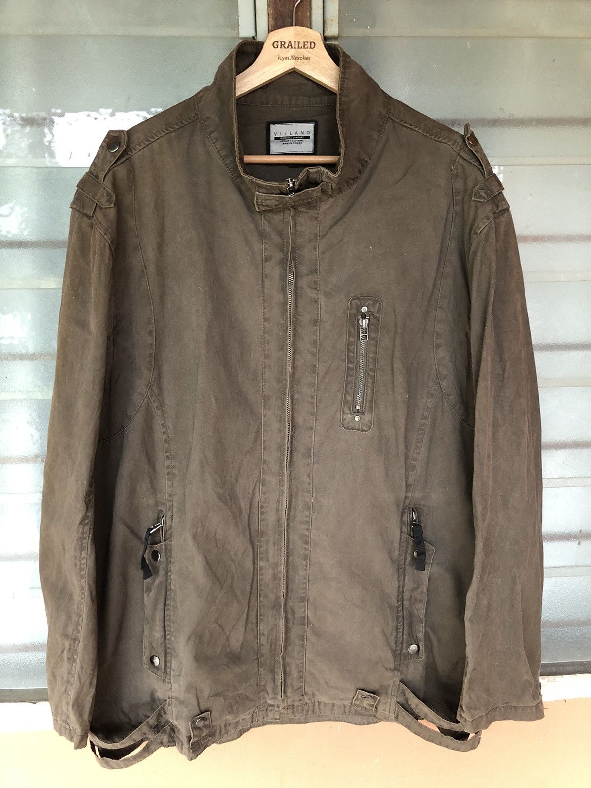 If Six Was Nine × Japanese Brand × Le Grande Bleu (L.G.B.) Vintage Villand Japanese Punk Jacket Size US L / EU 52-54 / 3 - 2 Thumbnail