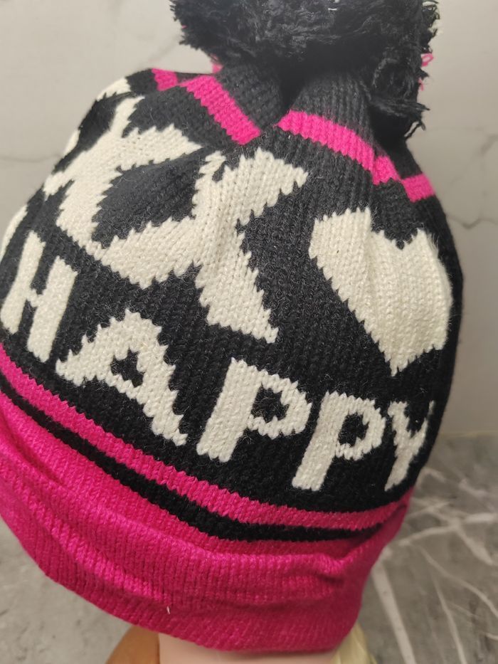 Japanese Brand Vintage Make You Happy Snowcap Beanie Size ONE SIZE - 7 Thumbnail