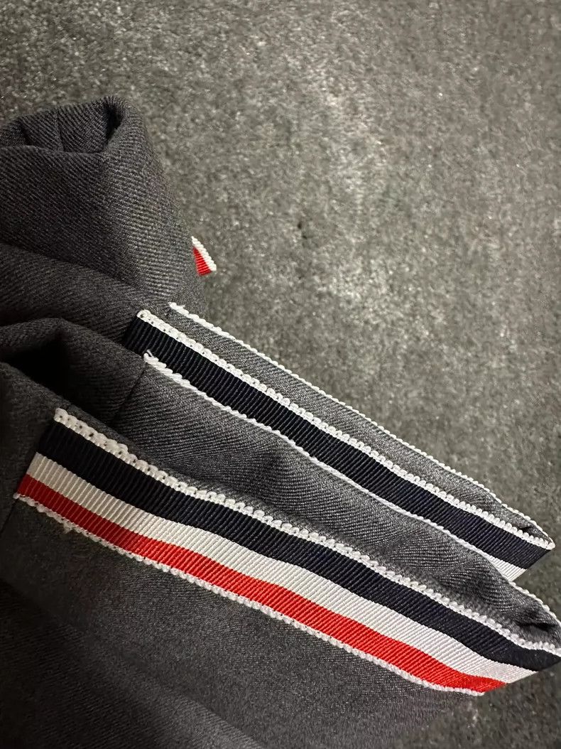 Thom Browne Thom Browne Gray men's trousers in a western style Size 26" / US 2 / IT 38 - 7 Thumbnail