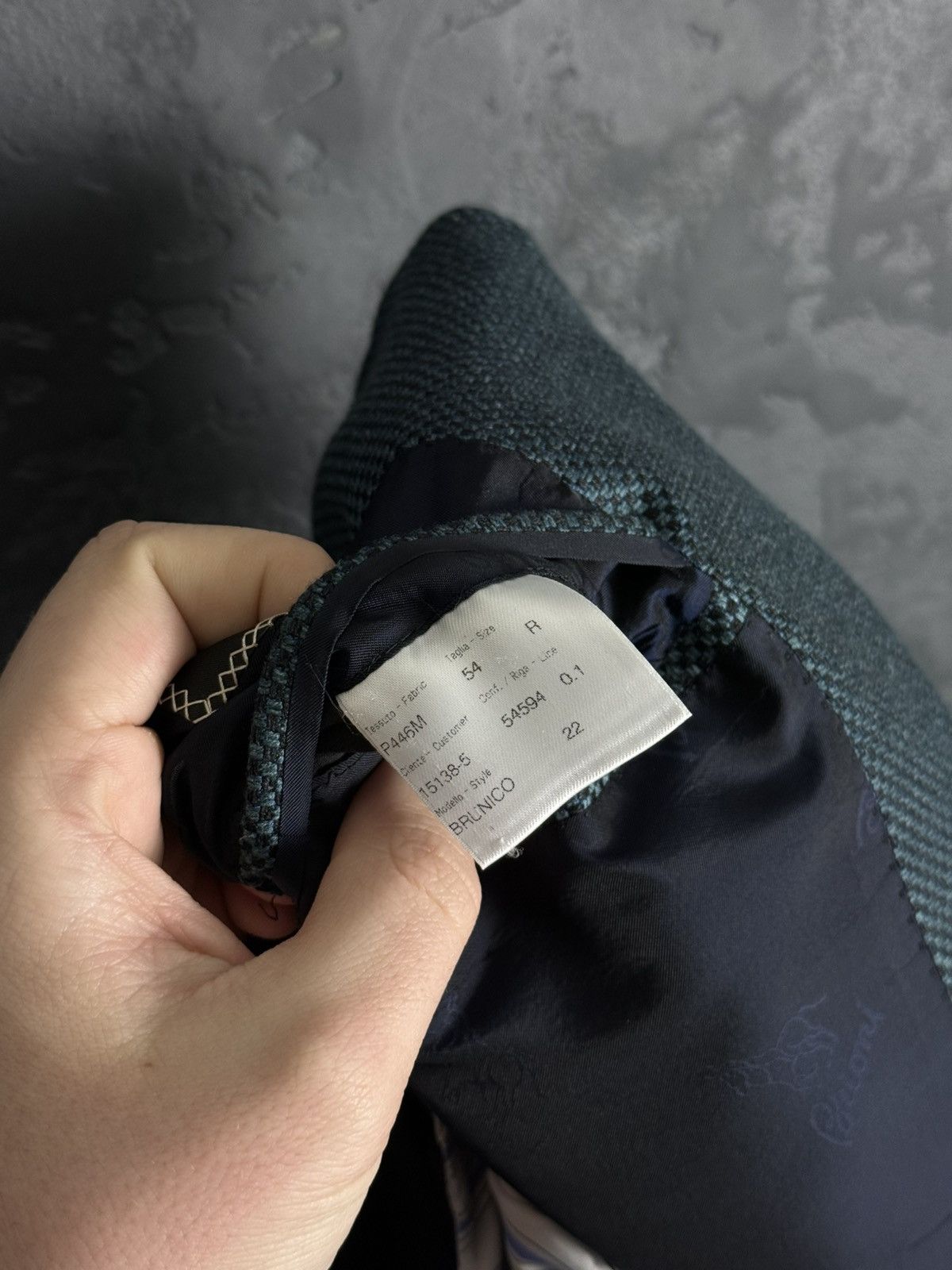 Brioni BRIONI Brunico Silk & Wool Micro-Structure Blazer Jacket Size 54R - 15 Thumbnail