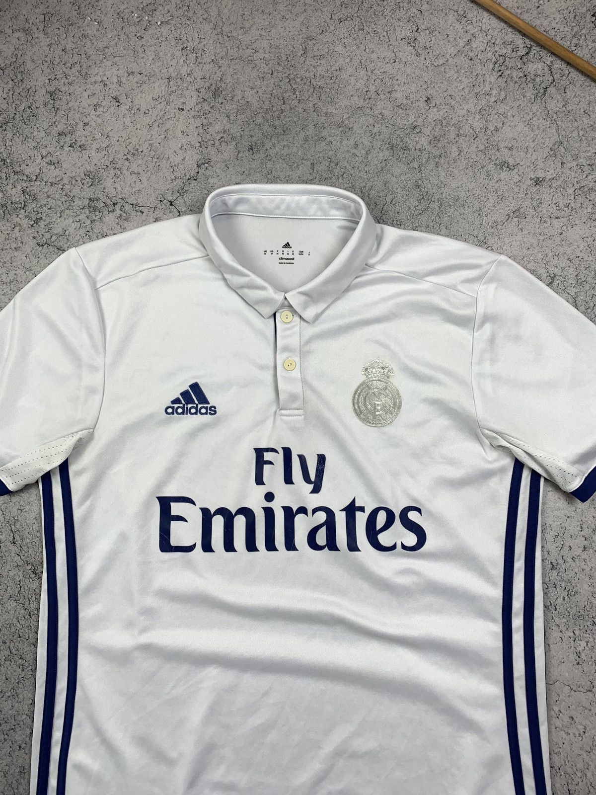 Adidas Adidas Real Madrid 2016-2017 Home Shirt Soccer Jersey Size M Size US M / EU 48-50 / 2 - 2 Thumbnail