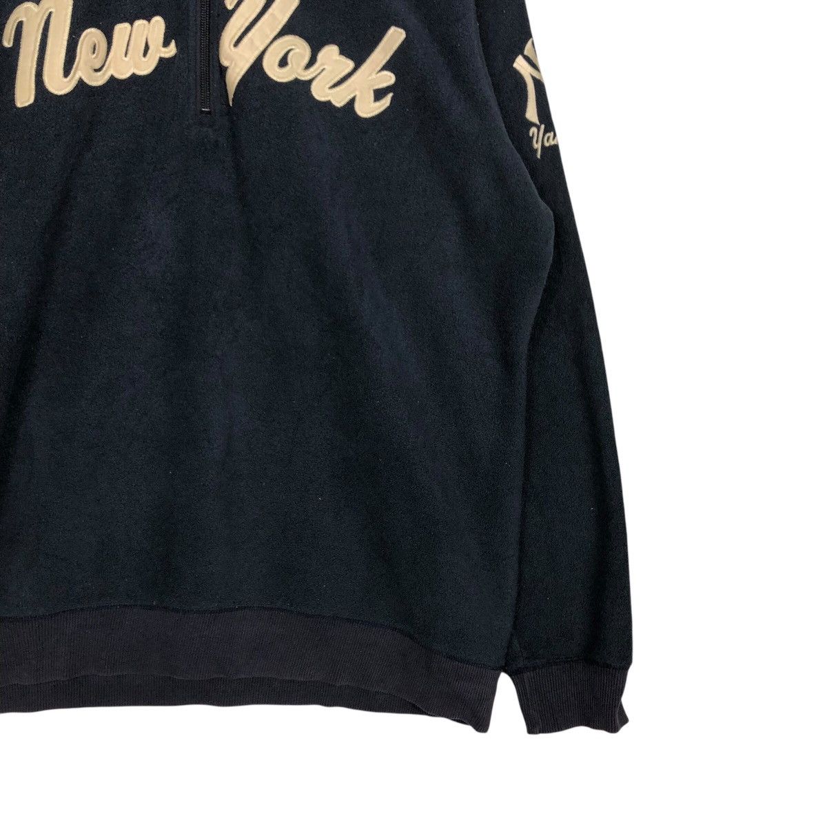 MLB × New York Yankees × Uniqlo 📌Vintage Fleece Half Zipper Jacket Mlb New York Yankees Size US L / EU 52-54 / 3 - 6 Thumbnail