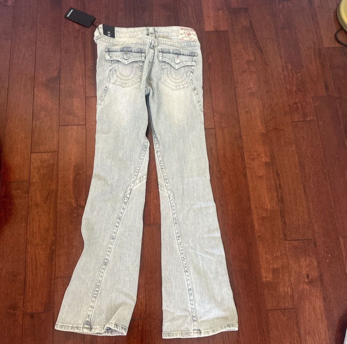 True Religion Low Rise True Religion Flare Jeans Size 27" / US 4 / IT 40 - 2 Thumbnail