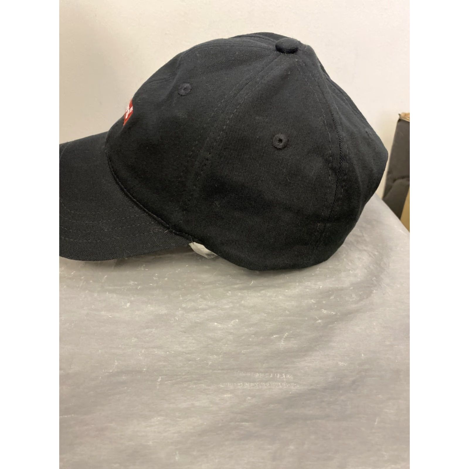 Levi's Levi's Batwing Logo Baseball Cap Hat Men One Size Black Cotton Casual Snapback Size ONE SIZE - 7 Thumbnail